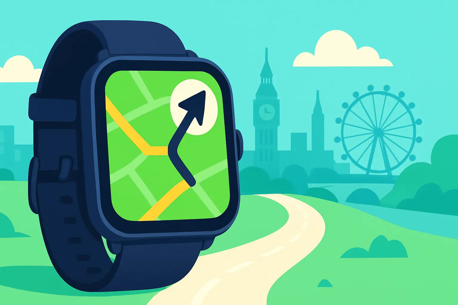 How do I use my smartwatch for navigation?