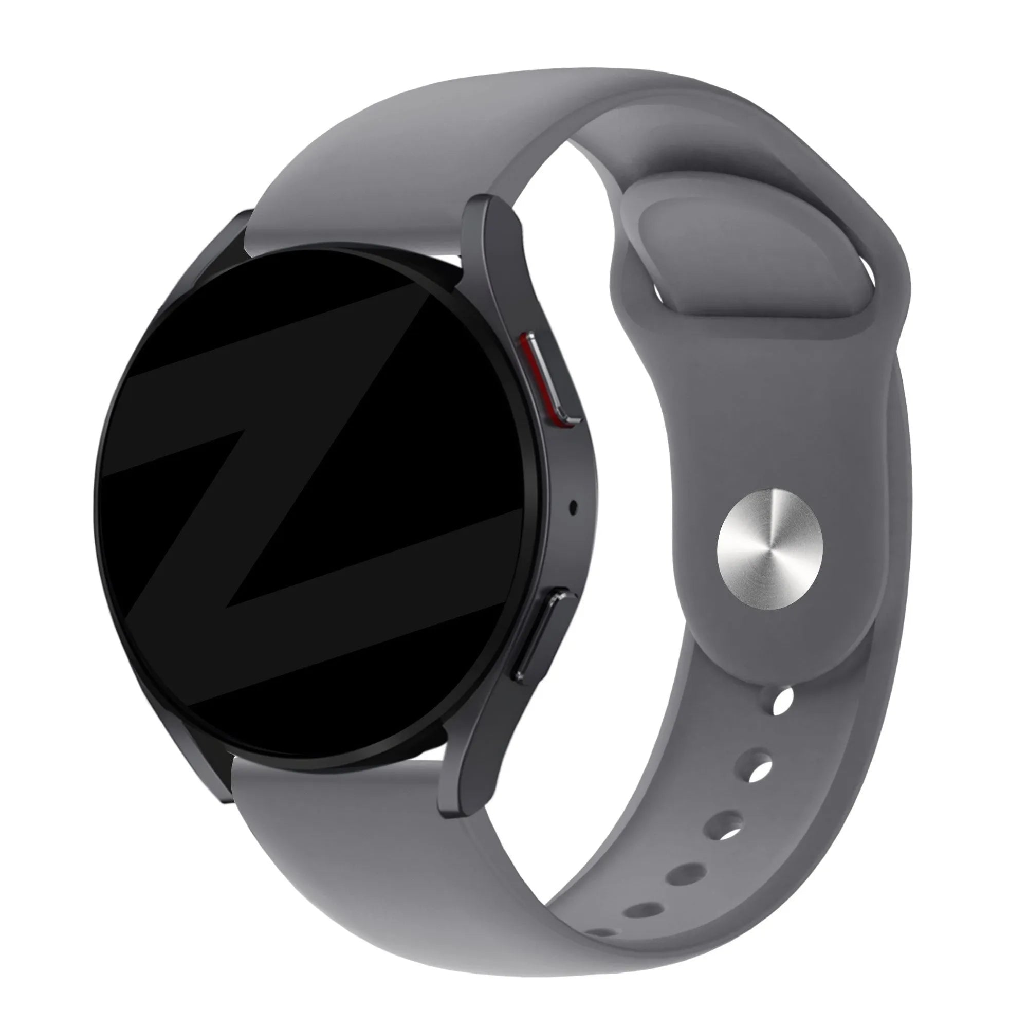 Bandz Correa deportiva 'Deluxe' Pebble Round 2 - 20mm (gris)