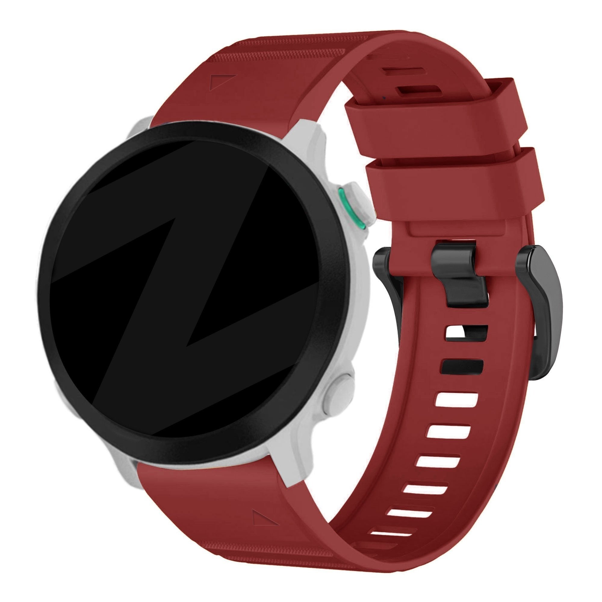 Bandz Correa silicona con hebilla Garmin Forerunner 965 (rojo)