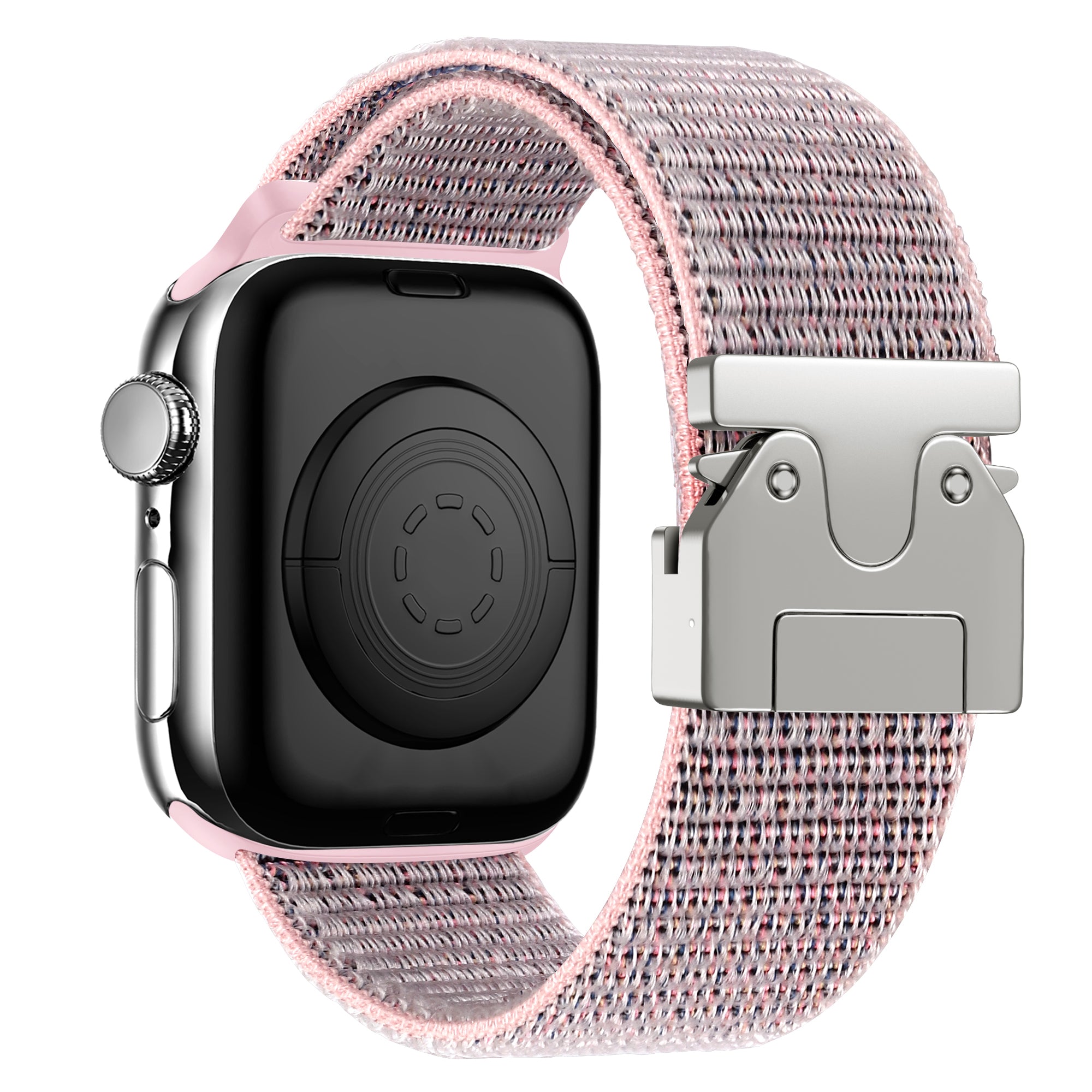 Bandz Correa nylon 'clásico' con P-buckle Apple Watch (rosa arena)