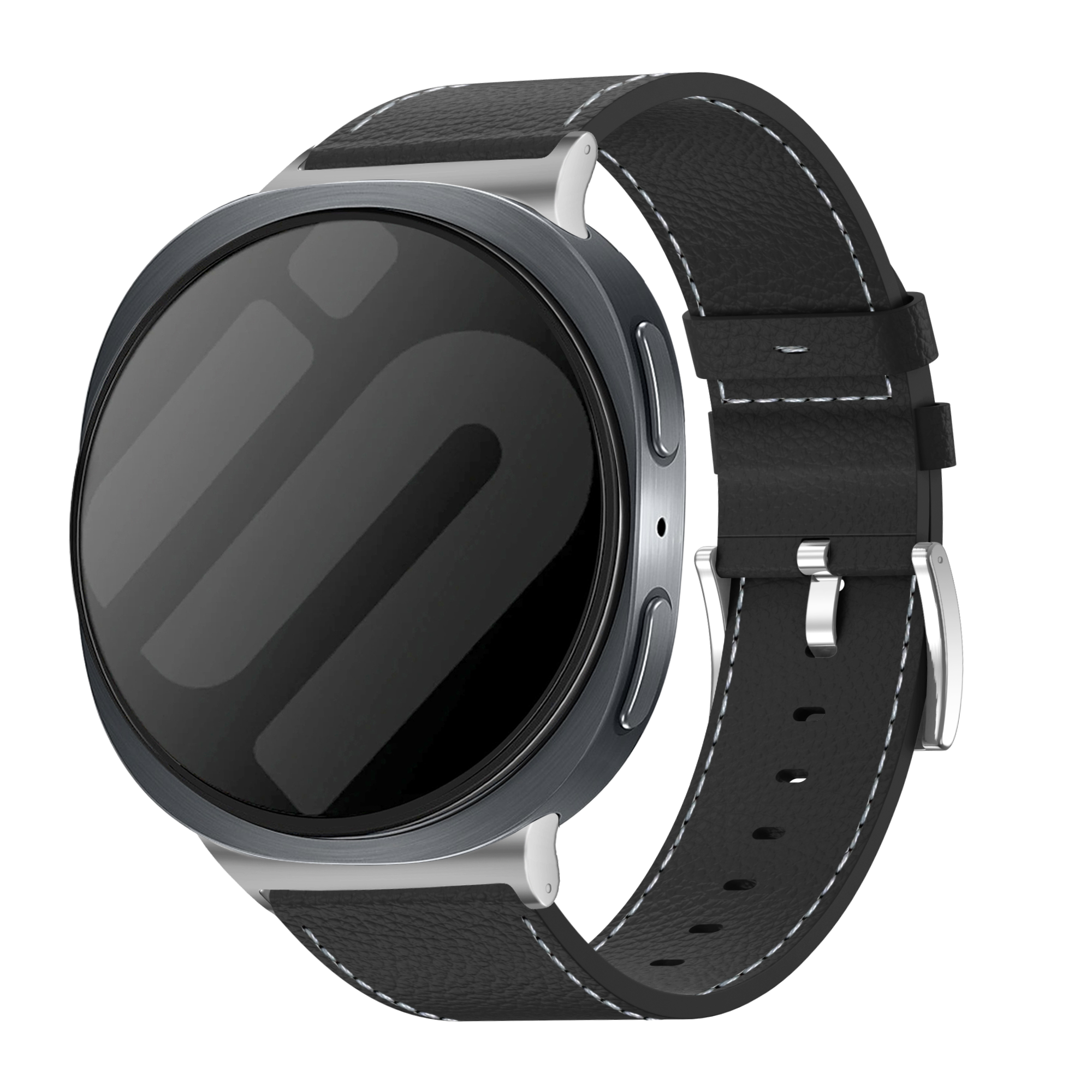 Correa cuero granulado Samsung Galaxy Watch 8 - 40mm (negro)