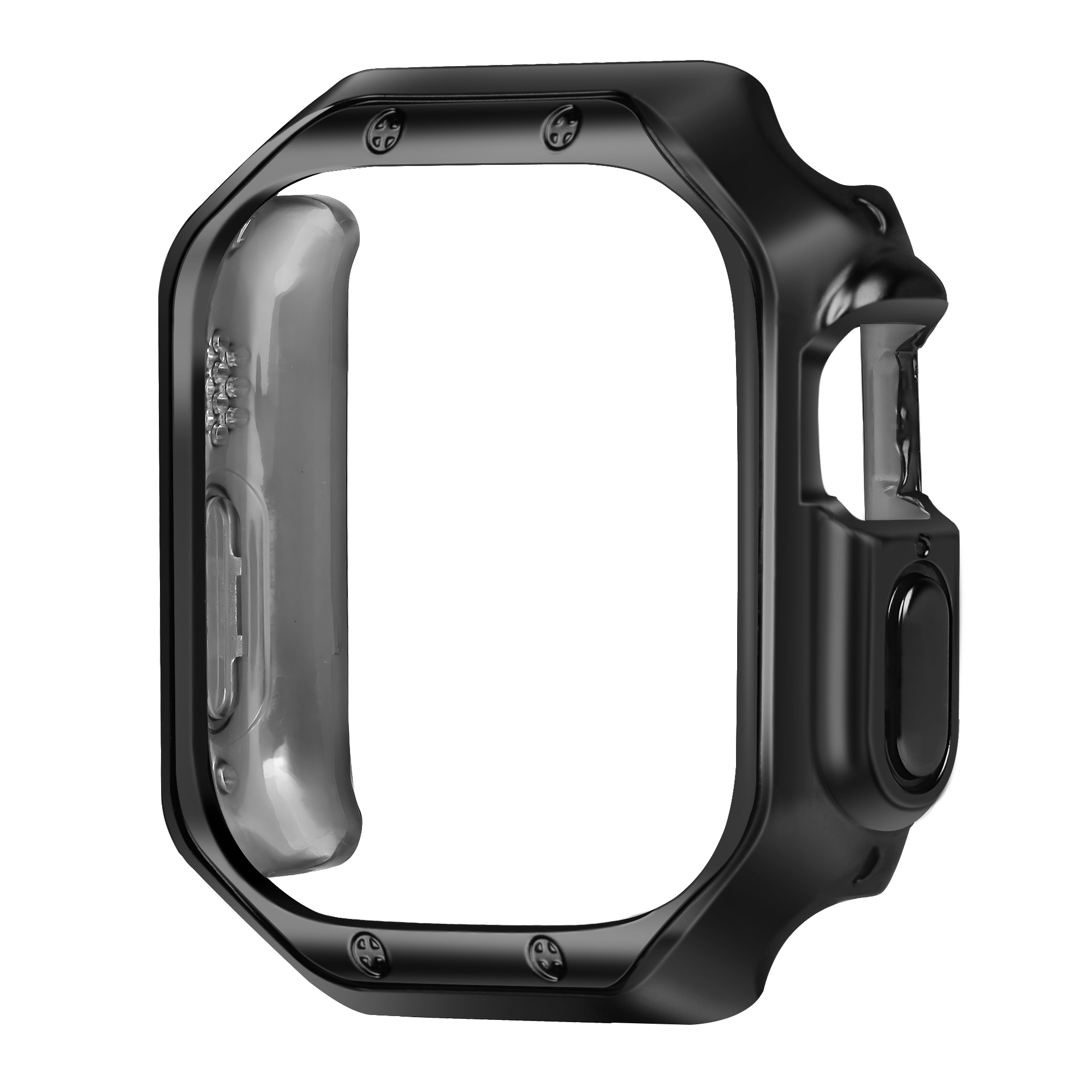 Bandz Funda TPU galvanizado Apple Watch Ultra - 49mm (negro)