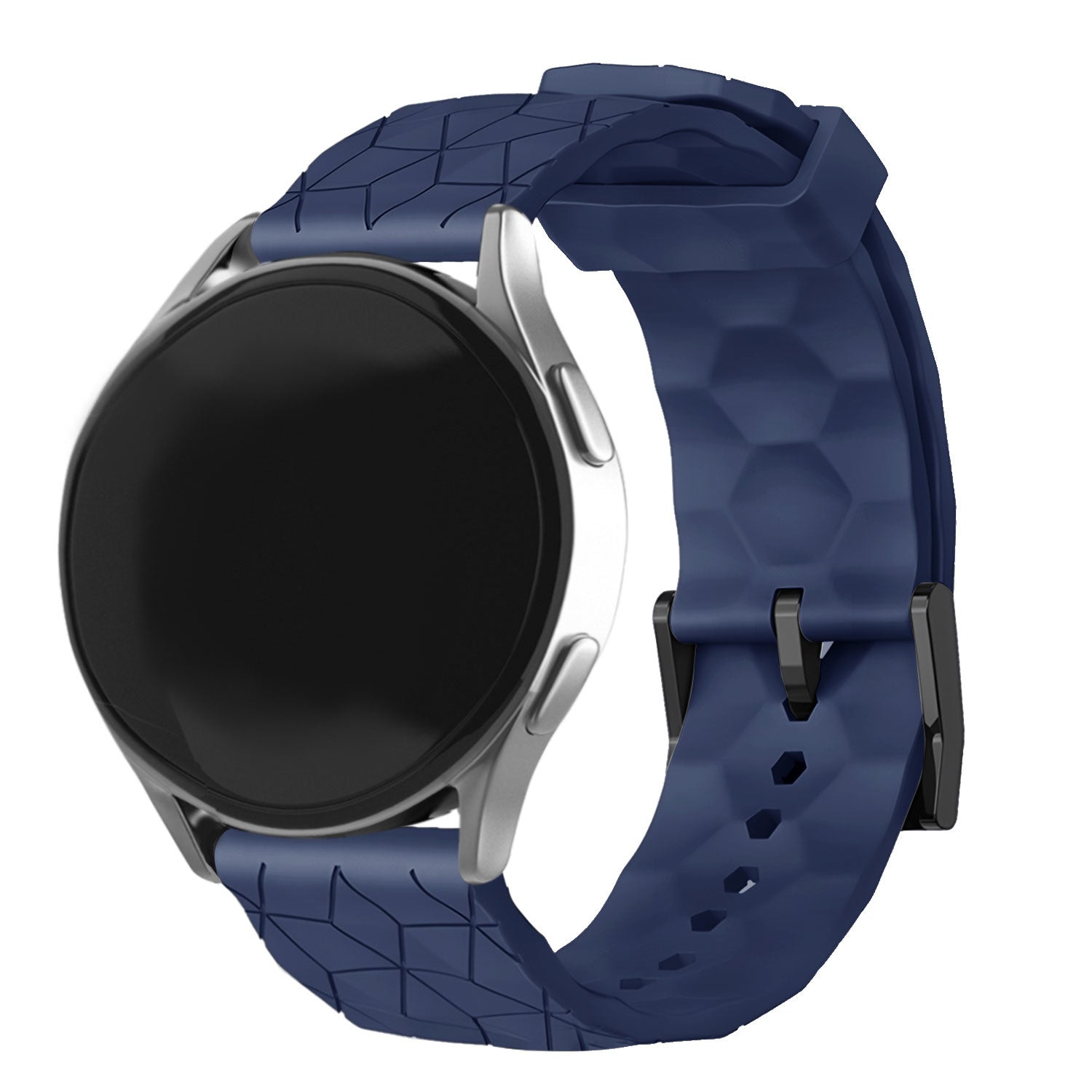 Amazfit Cheetah (Pro) Silicone Hexa Strap (Dark Blue)