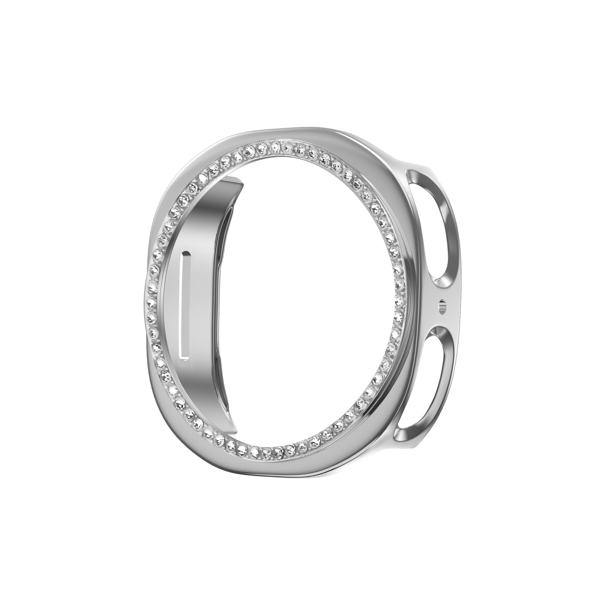 Bandz Samsung Galaxy Watch 8 - 40mm Diamond PC Case (Silver)