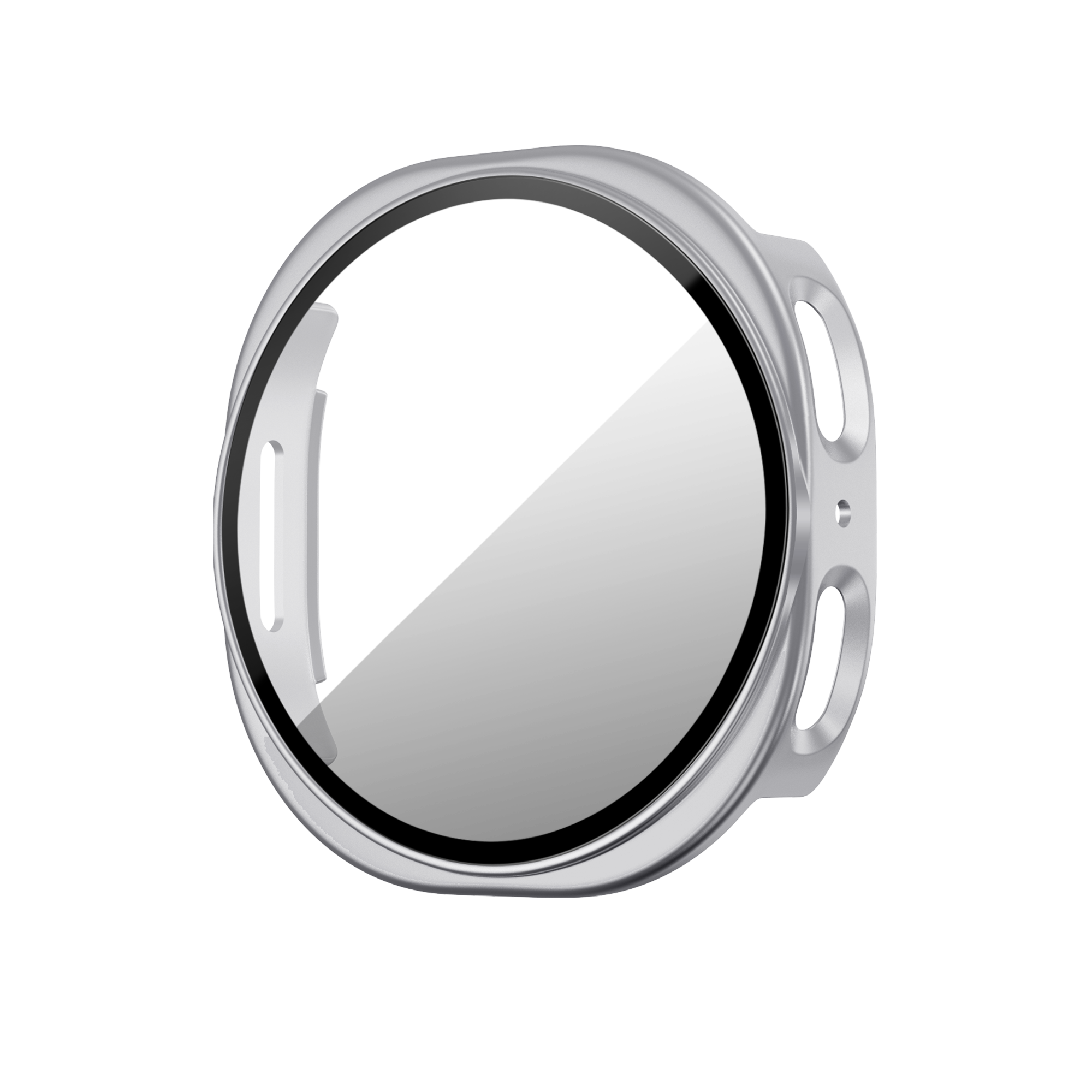 Bandz Samsung Galaxy Watch 8 - 40mm PC Cover with Glass (Silver)