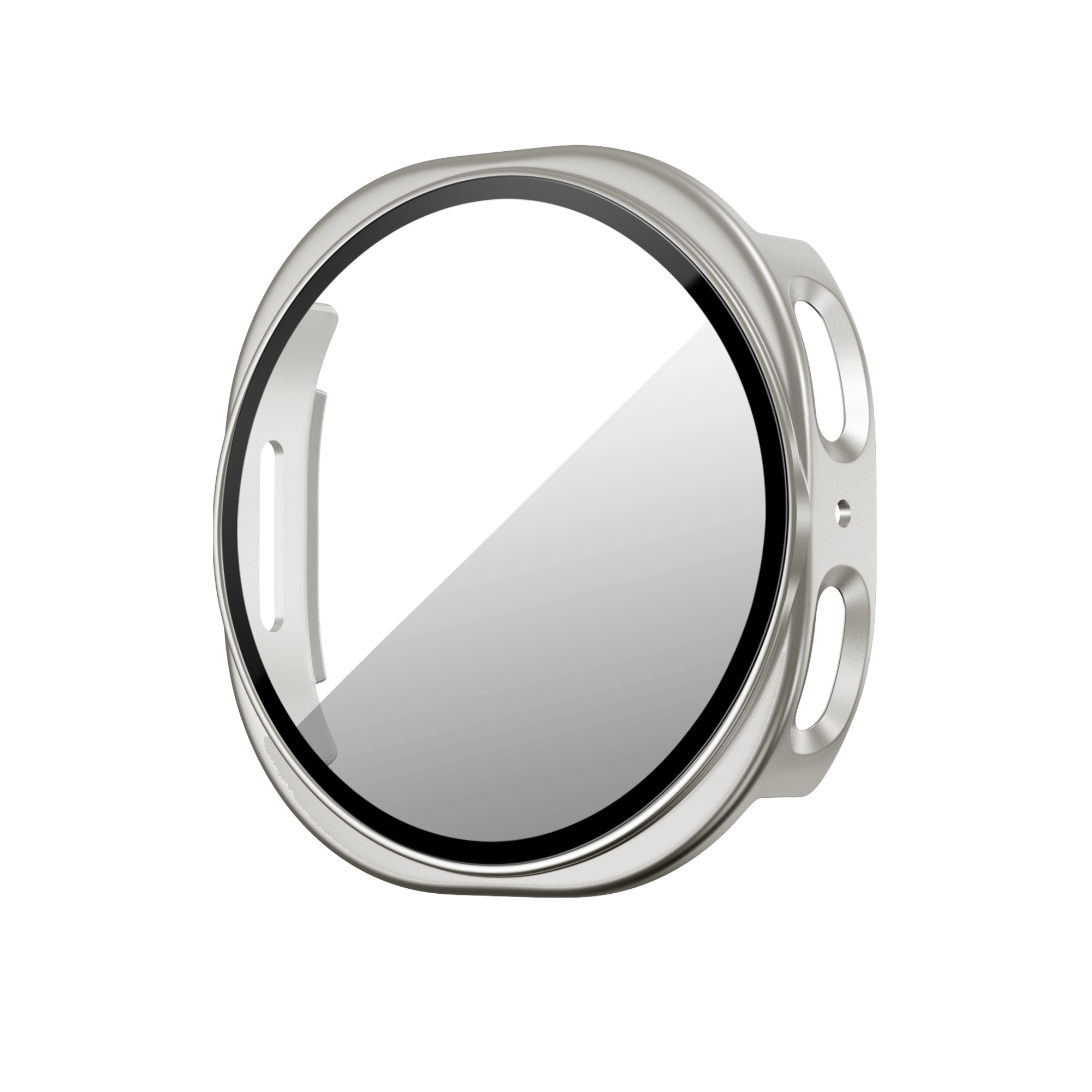 Bandz Funda PC con vidrio Samsung Galaxy Watch 8 - 40mm (blanco estrella)