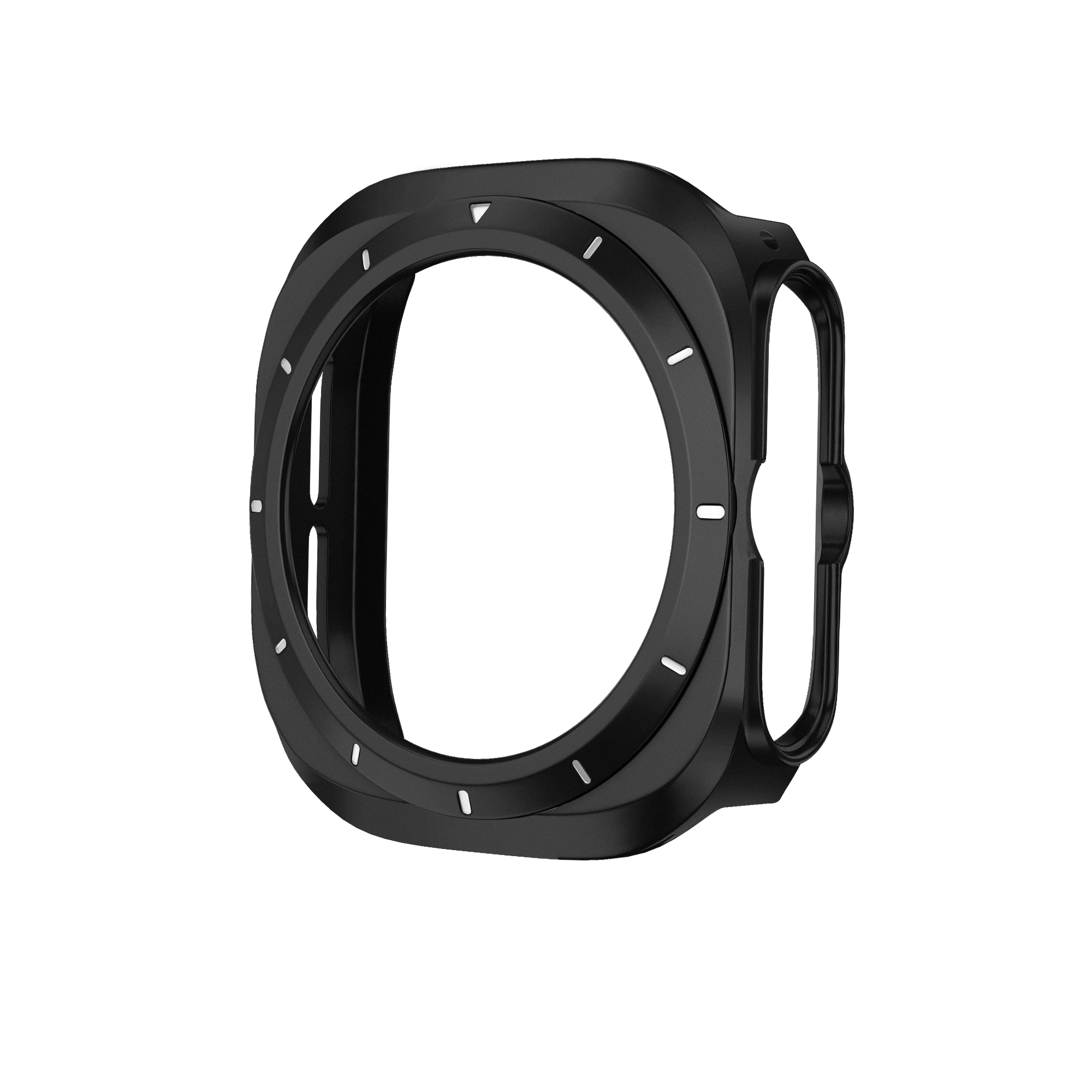 Bandz Funda PC bisel Samsung Galaxy Watch Ultra (negro /blanco)