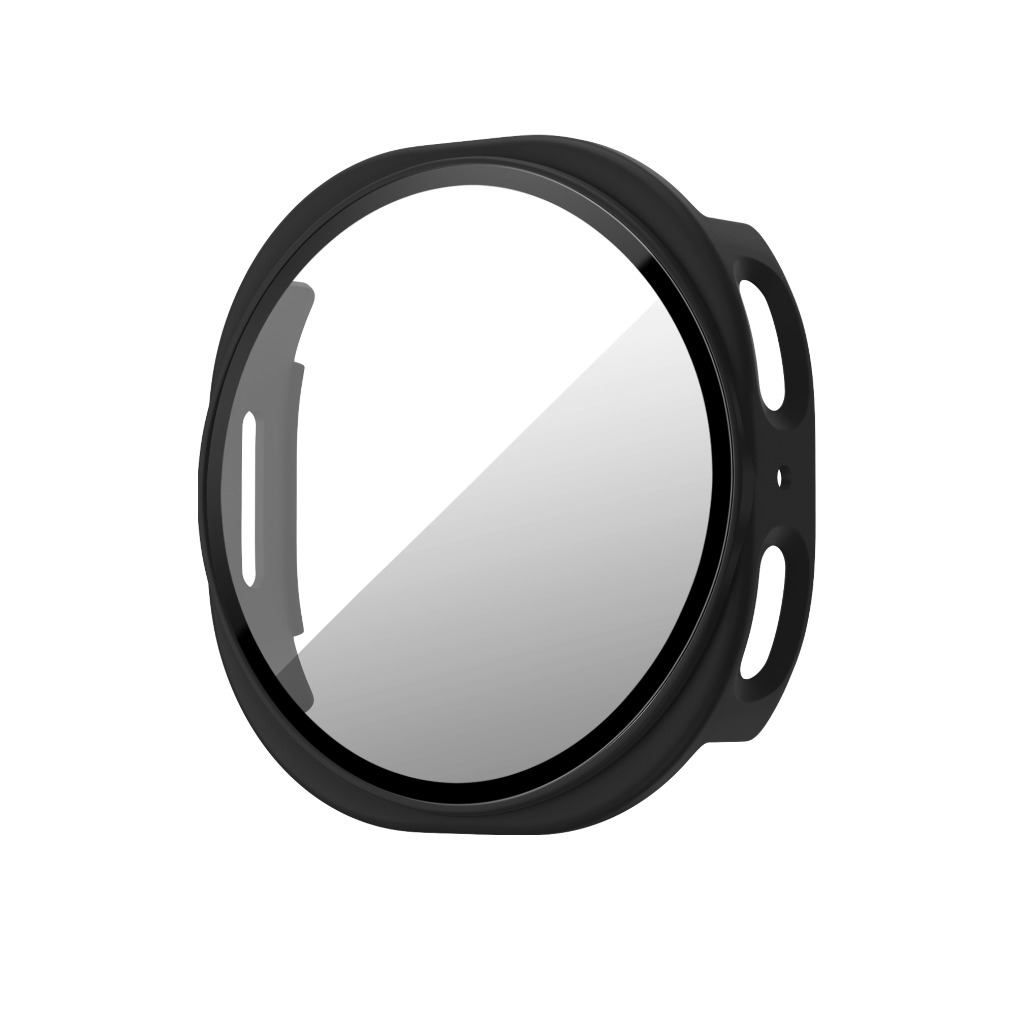 Bandz Samsung Galaxy Watch 8 - 44mm PC Cover with Glass (Black)