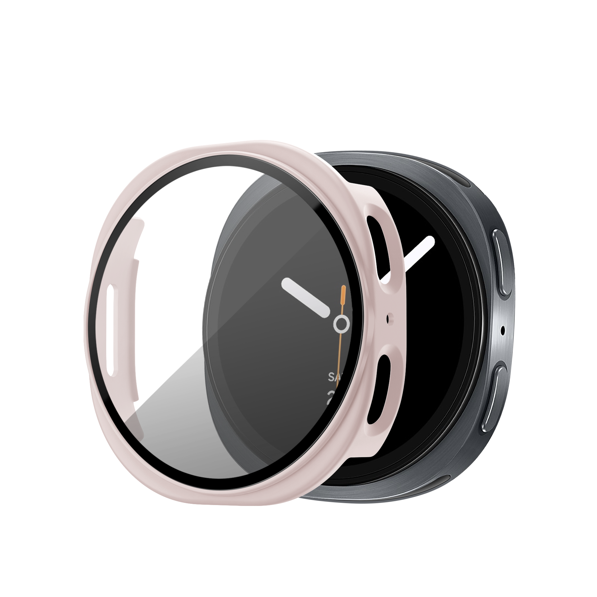 Bandz Funda PC con vidrio Samsung Galaxy Watch 8 - 40mm (rosa)