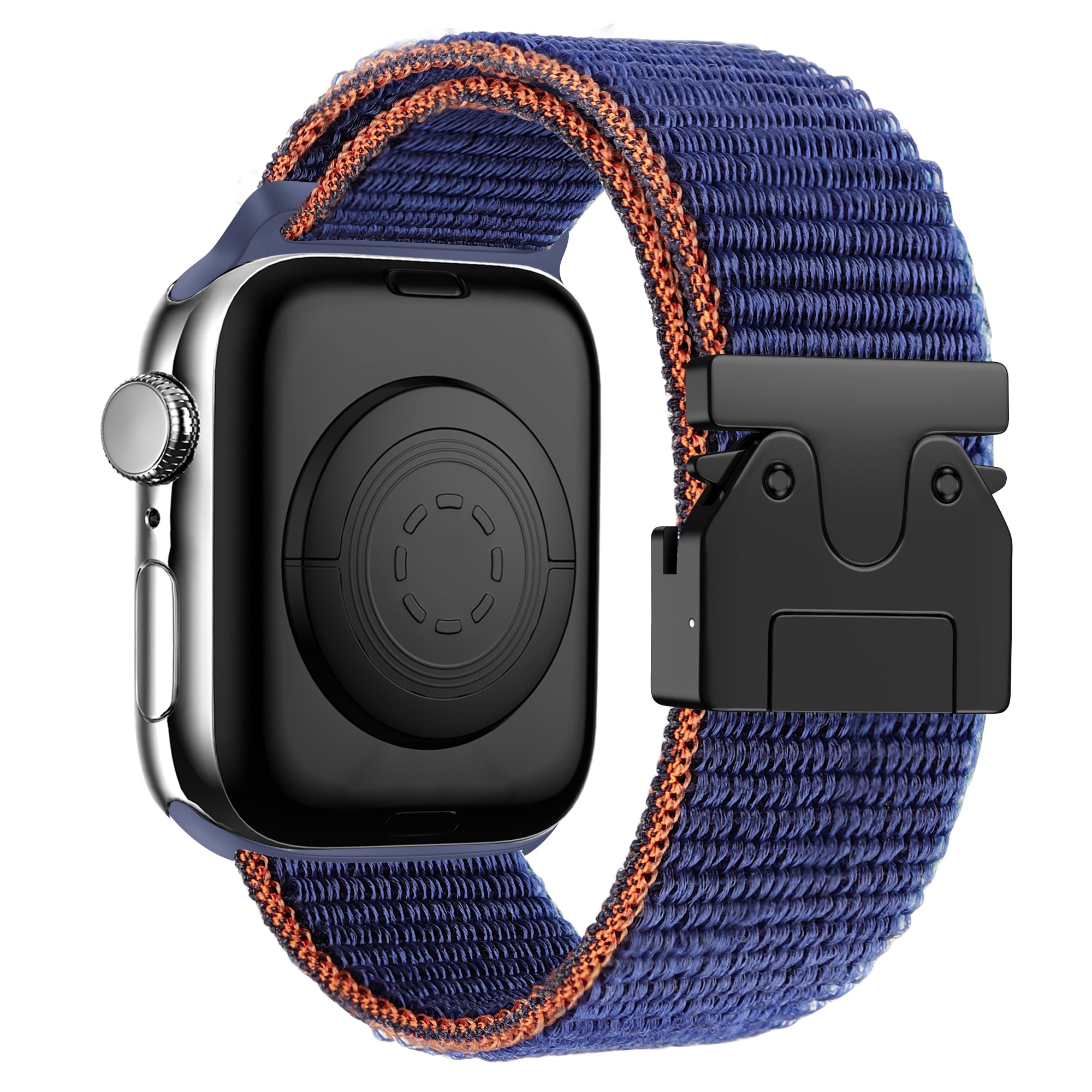 Bandz Correa nylon 'clásico' con P-buckle Apple Watch (azul oscuro)