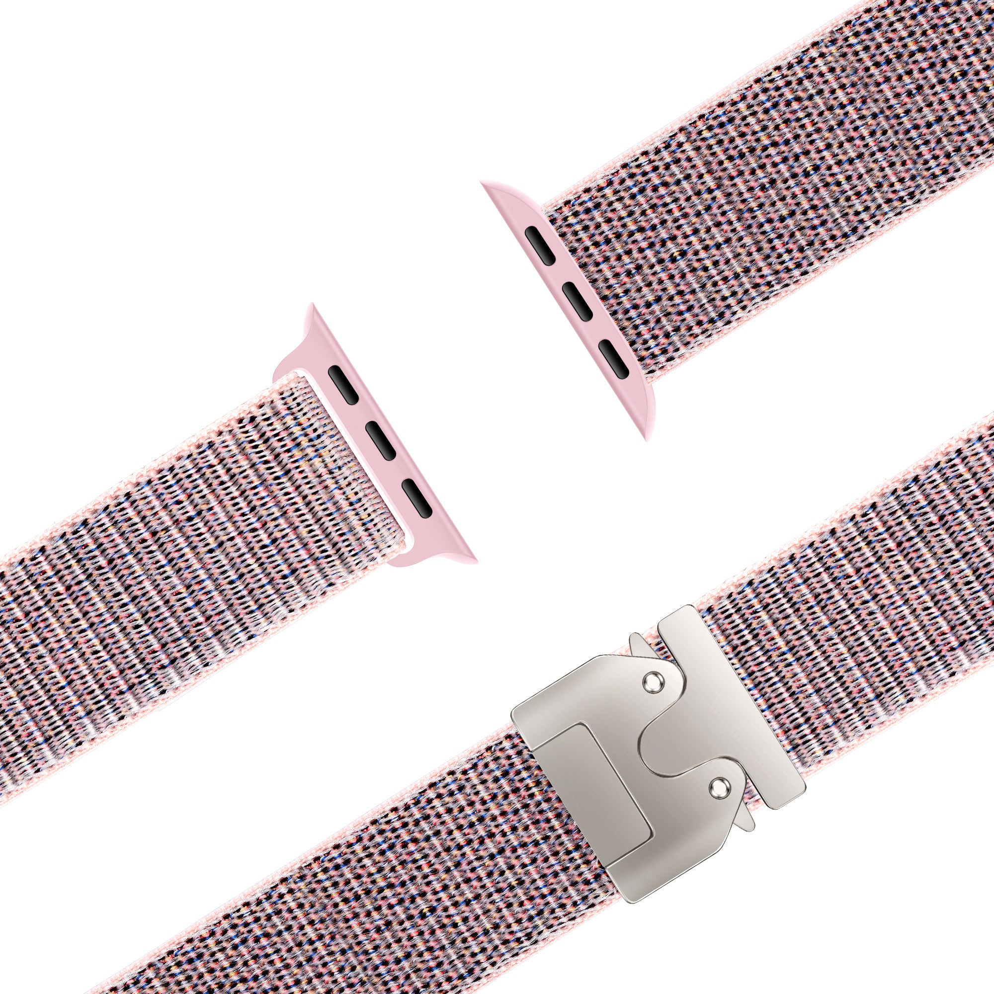 Bandz Correa nylon 'clásico' con P-buckle Apple Watch (rosa arena)