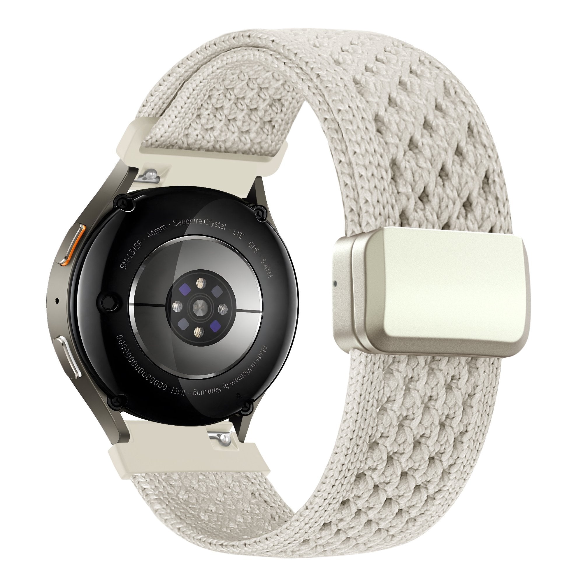 Bandz Correa nylon Vintage Amazfit Bip U (Pro) (blanco estrella)