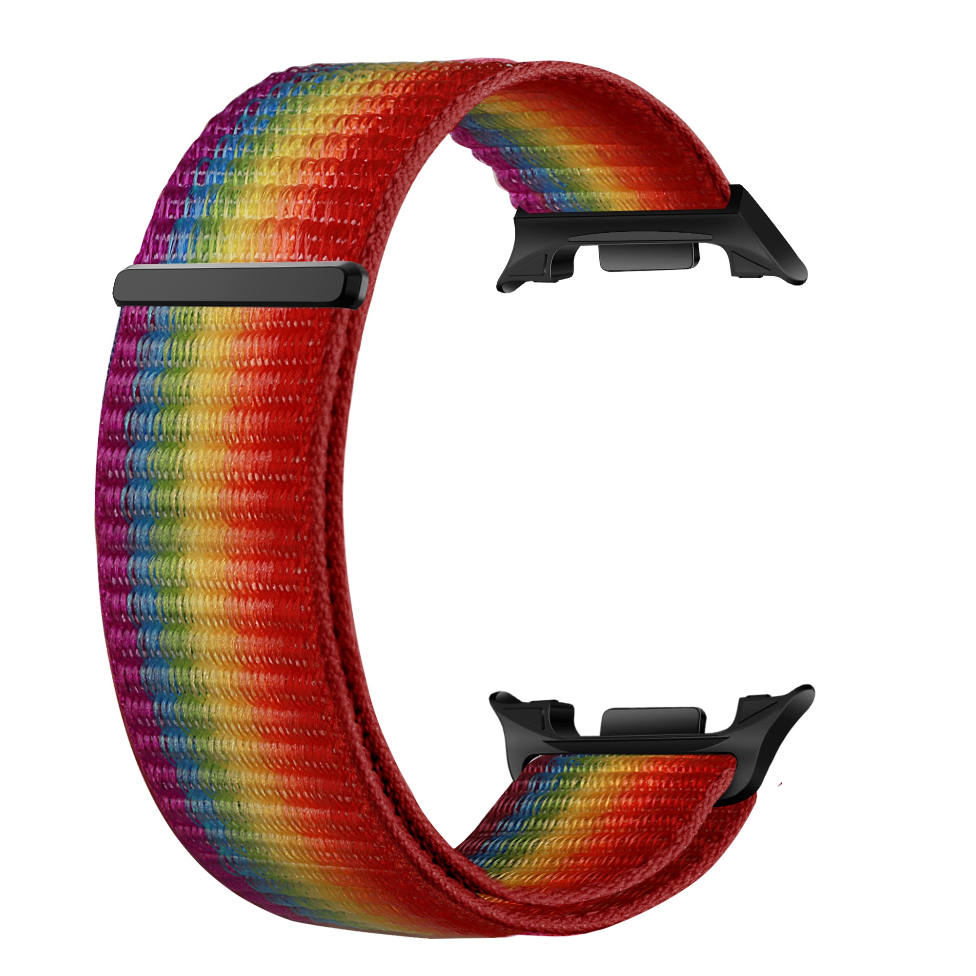 Correa nylon Samsung Galaxy Watch 8 - 44mm (arcoiris)