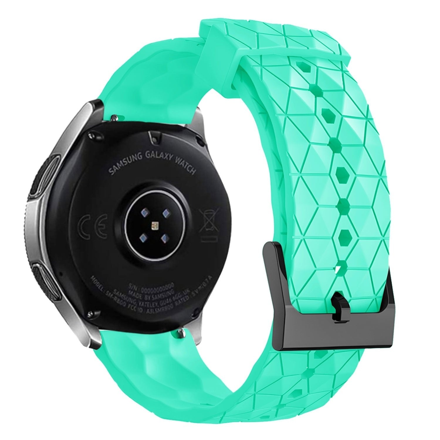 Oppo Watch X2 Silicone Hexa Strap (Aqua)