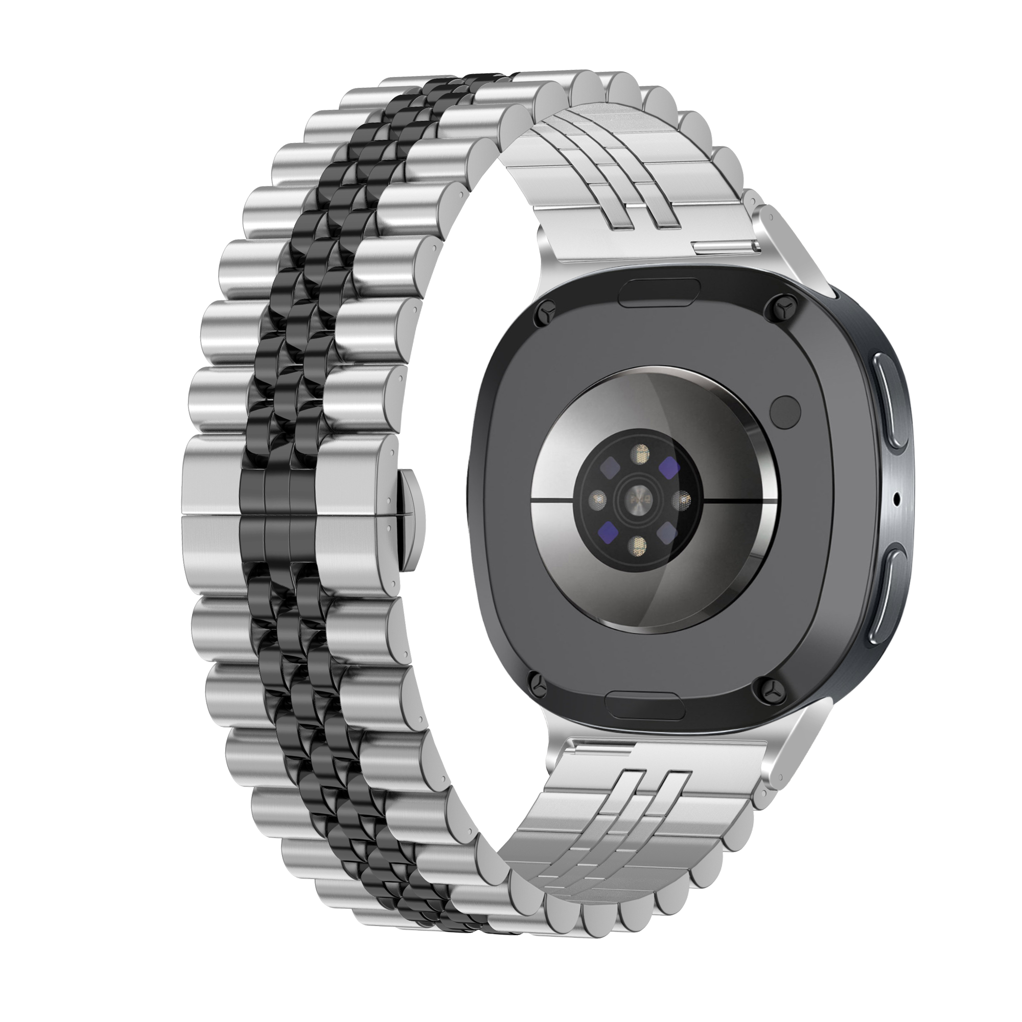 Correa acero Jubilee Samsung Galaxy Watch 8 - 40mm (plateado/negro)