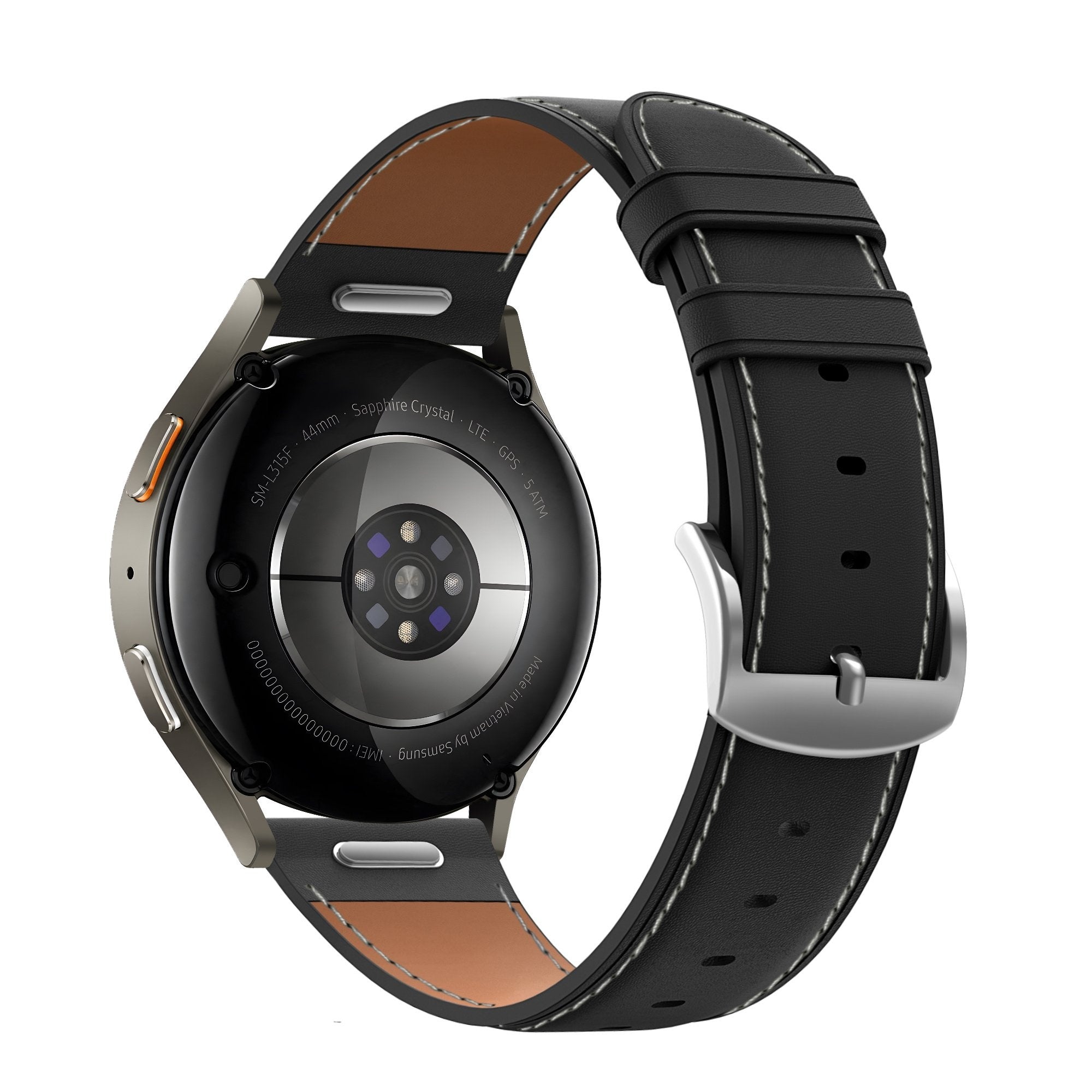 Bandz Correa cuero 'Easy Fit' Polar Ignite 2 (negro)