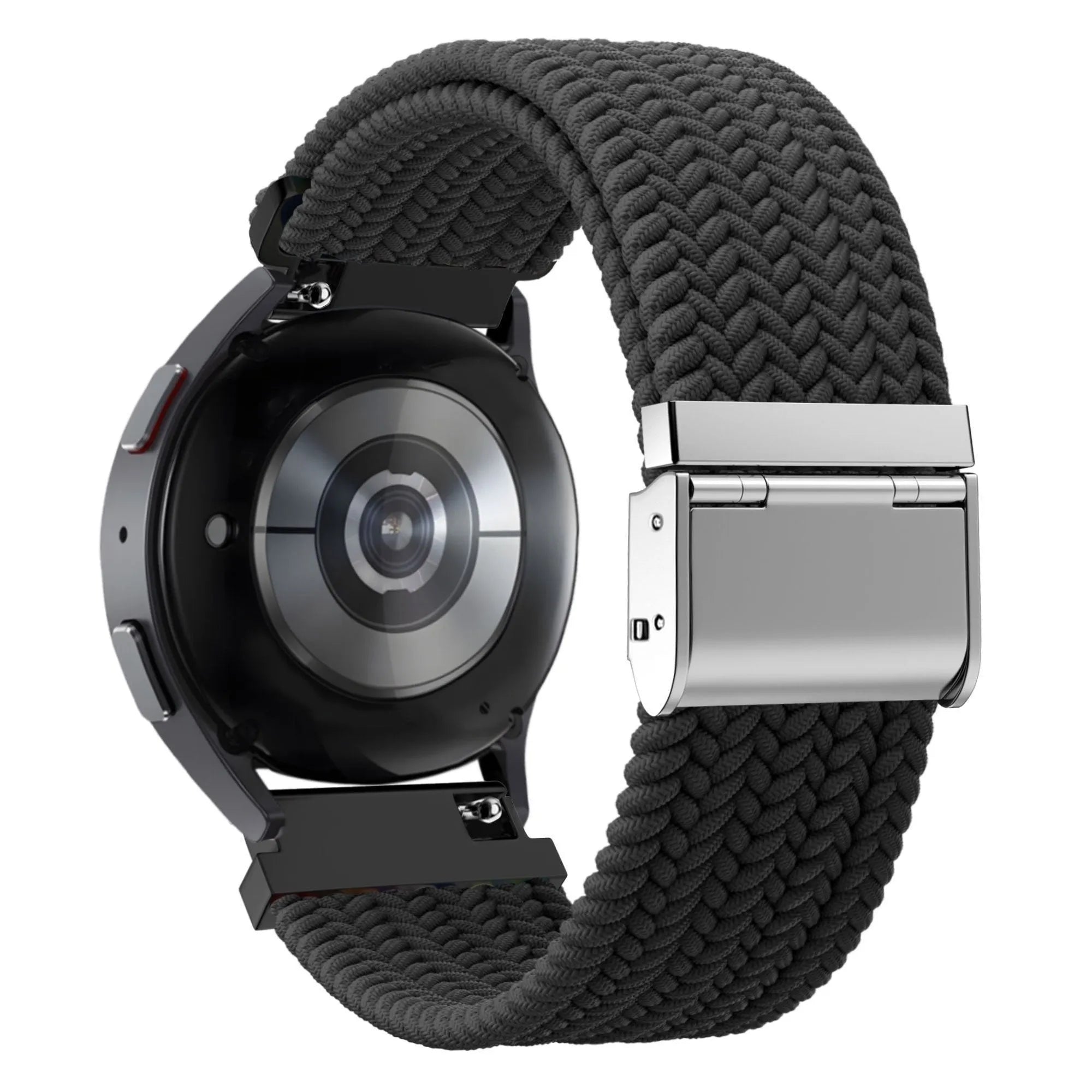 Bandz Correa nylon tejida Oppo Watch X2 (negro)
