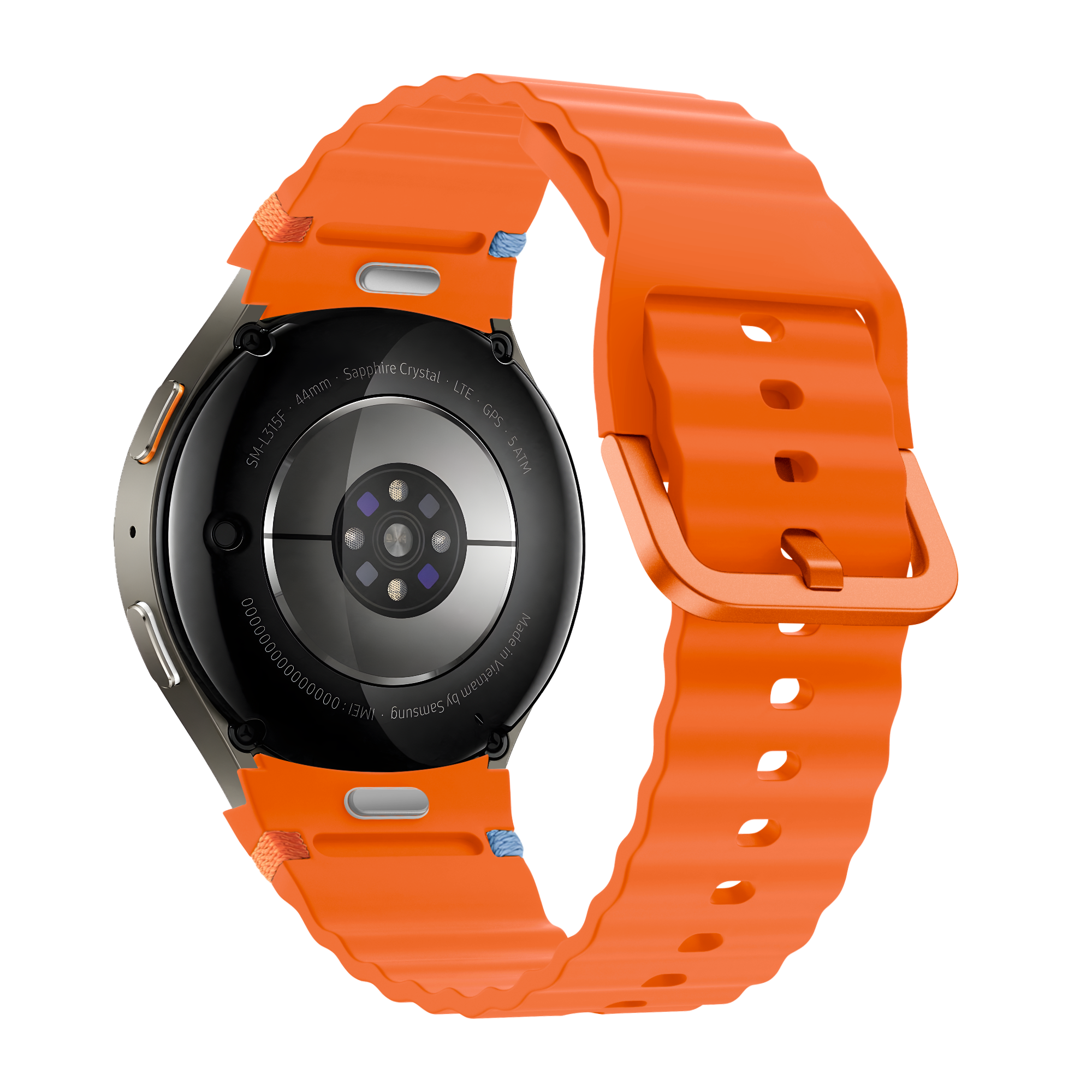 Bandz Correa Wave 'Easy Fit' Samsung Galaxy Watch 5 Pro (naranja)