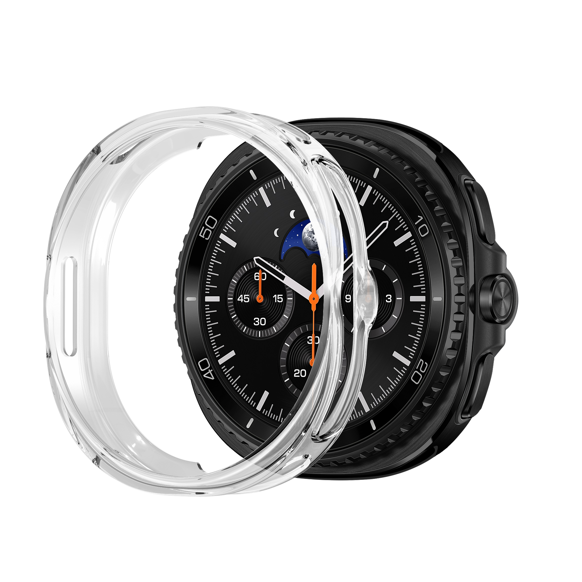 Bandz Funda TPU Samsung Galaxy Watch 8 Classic (transparente)
