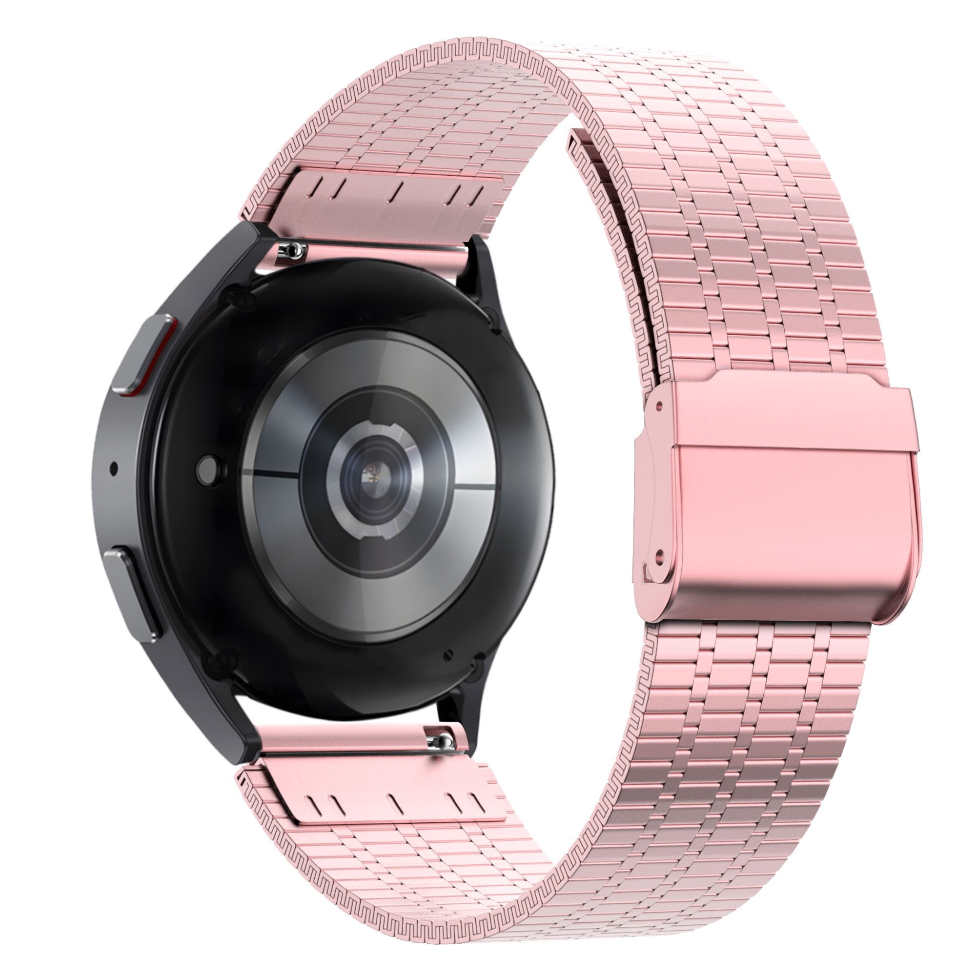 Bandz Correa acero ajustable Garmin Forerunner 55 (rosa)