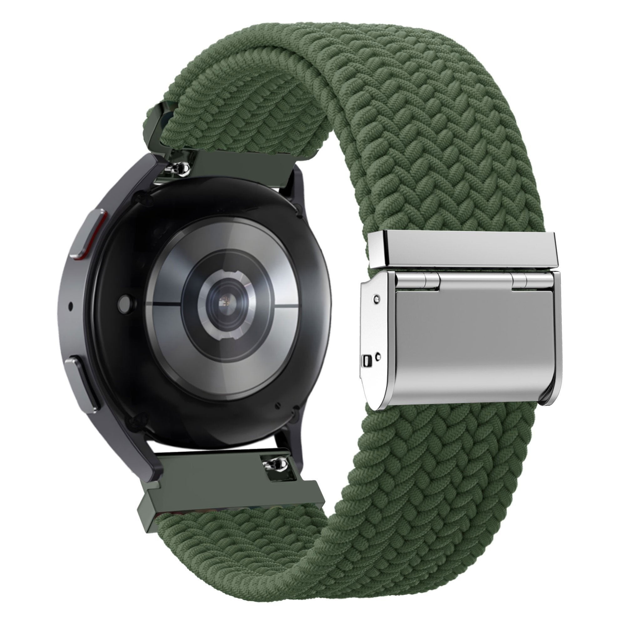 Bandz Correa nylon trenzado Amazfit Active 2 (verde oliva)