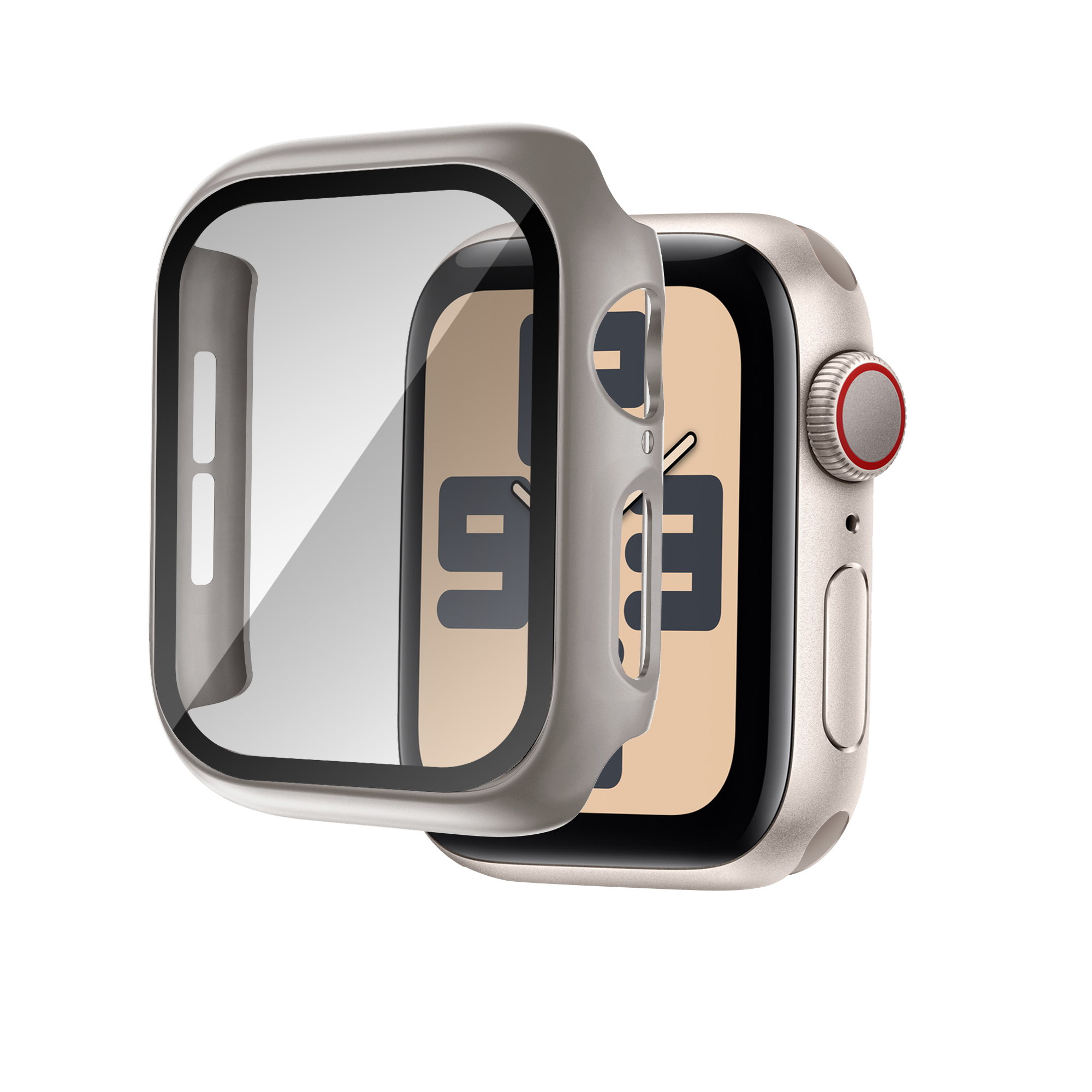 Bandz Funda PC con vidrio Apple Watch 11 - 46mm (titanio)