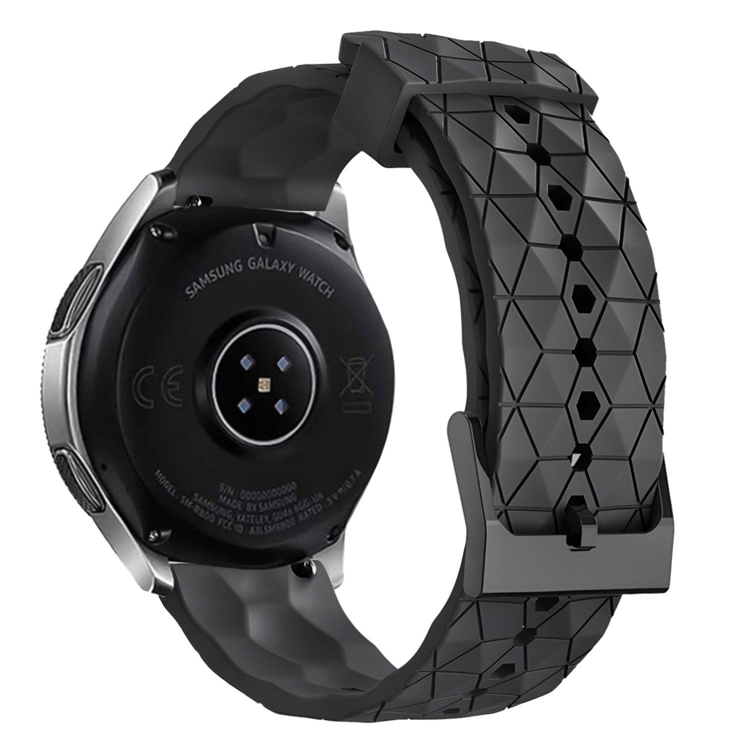 Suunto Run Silicone Hexa Strap (Black)
