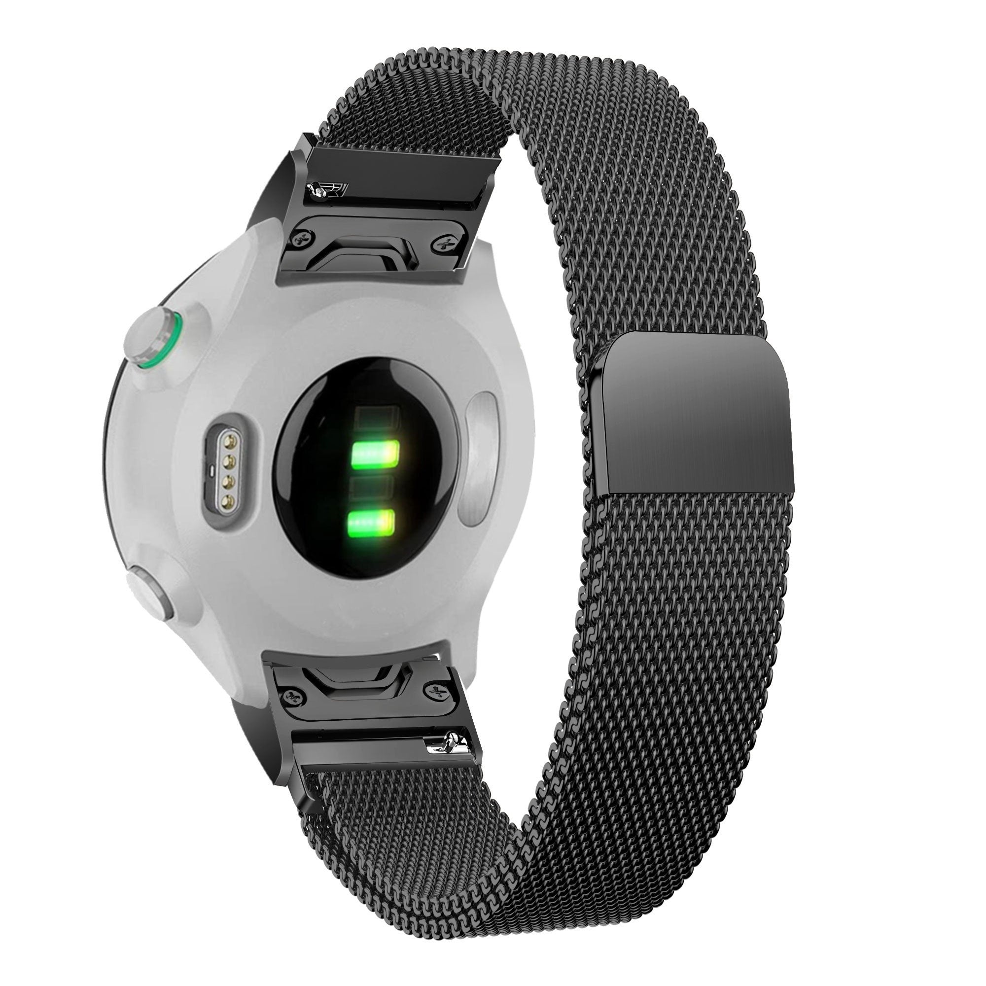 Bandz Garmin MARQ Milanese Loop Strap (Black)