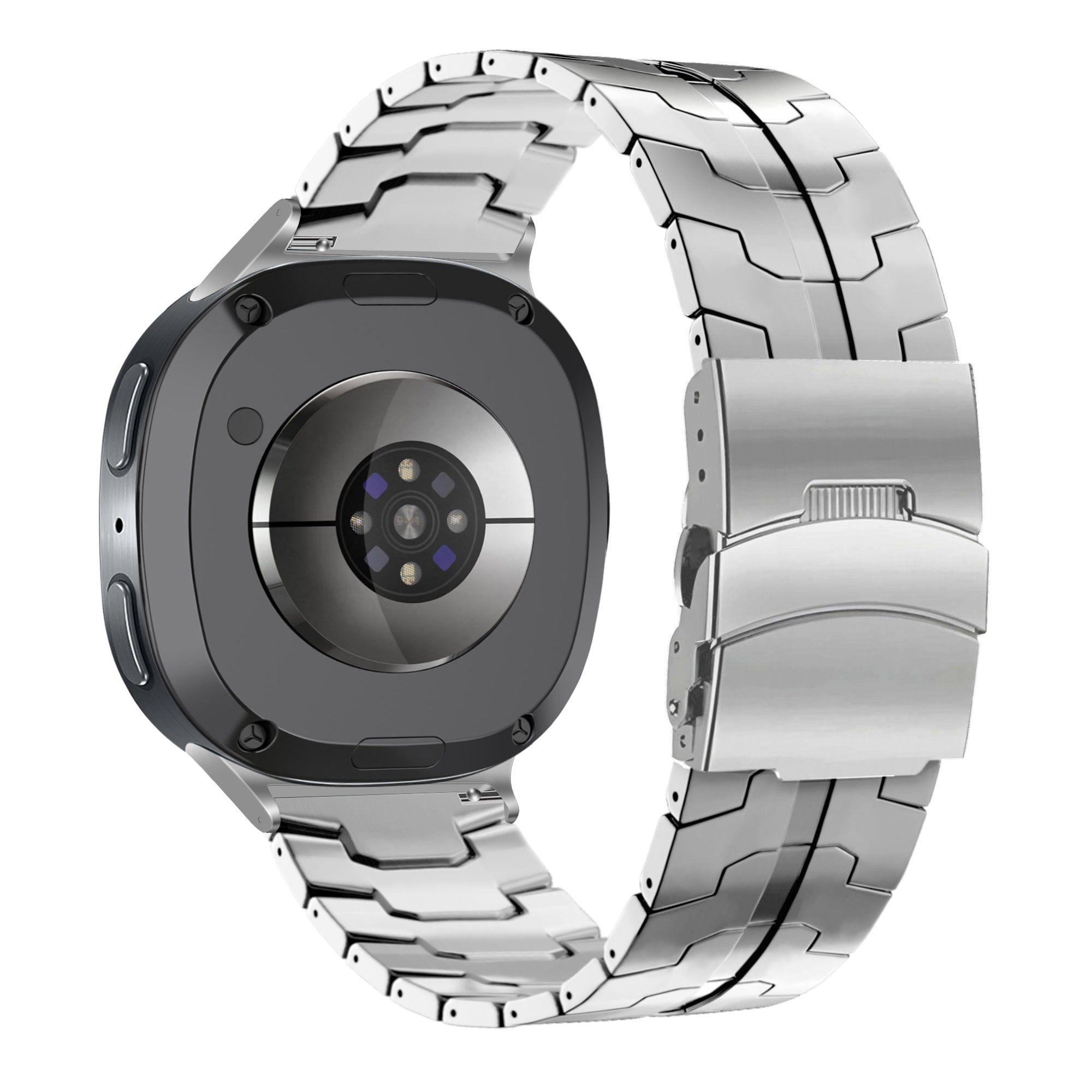 Bandz Correa acero 'Iron' Samsung Galaxy Watch 8 - 44mm (plateado)