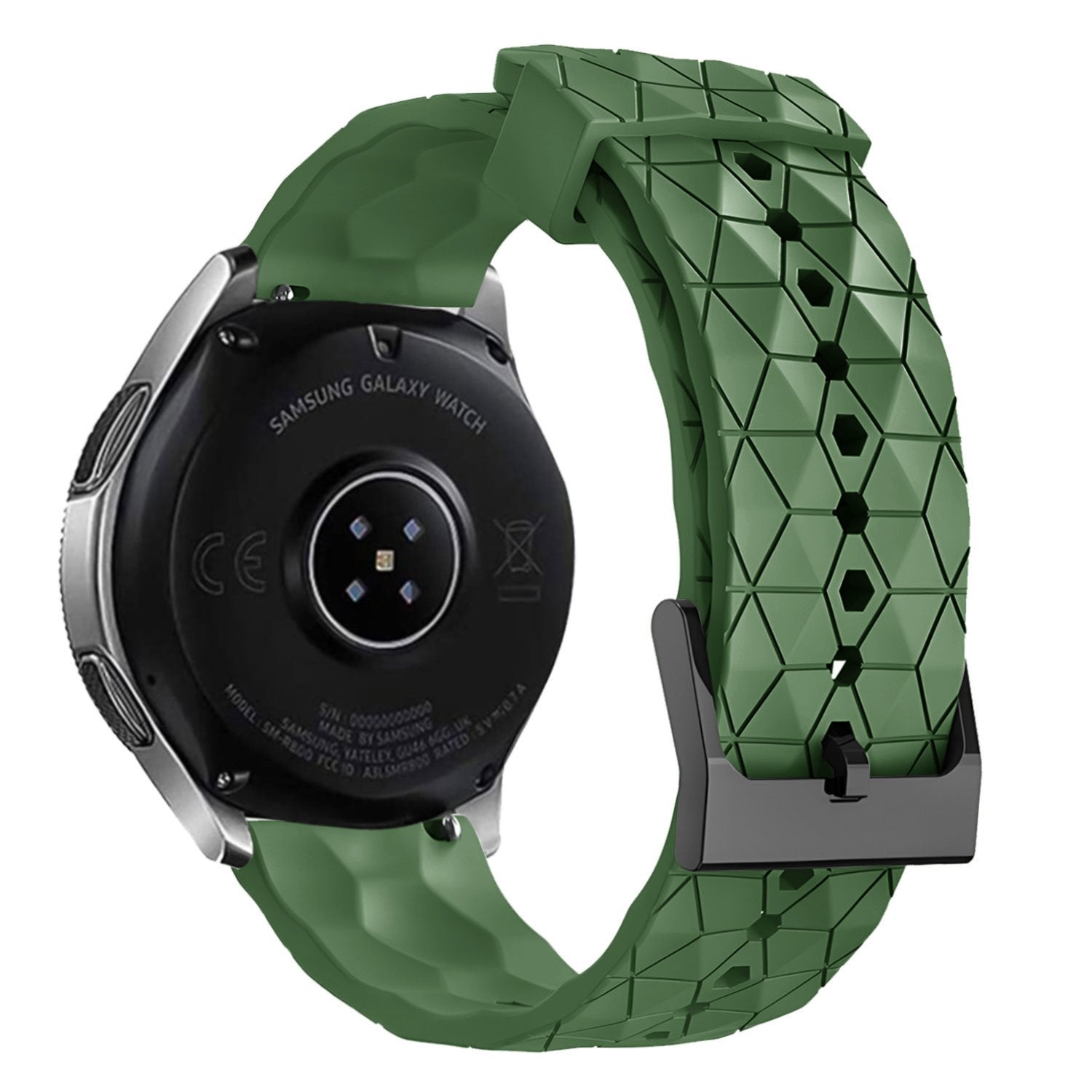 Correa silicona 'hexa' Redmi Watch 5 Active (verde militar)