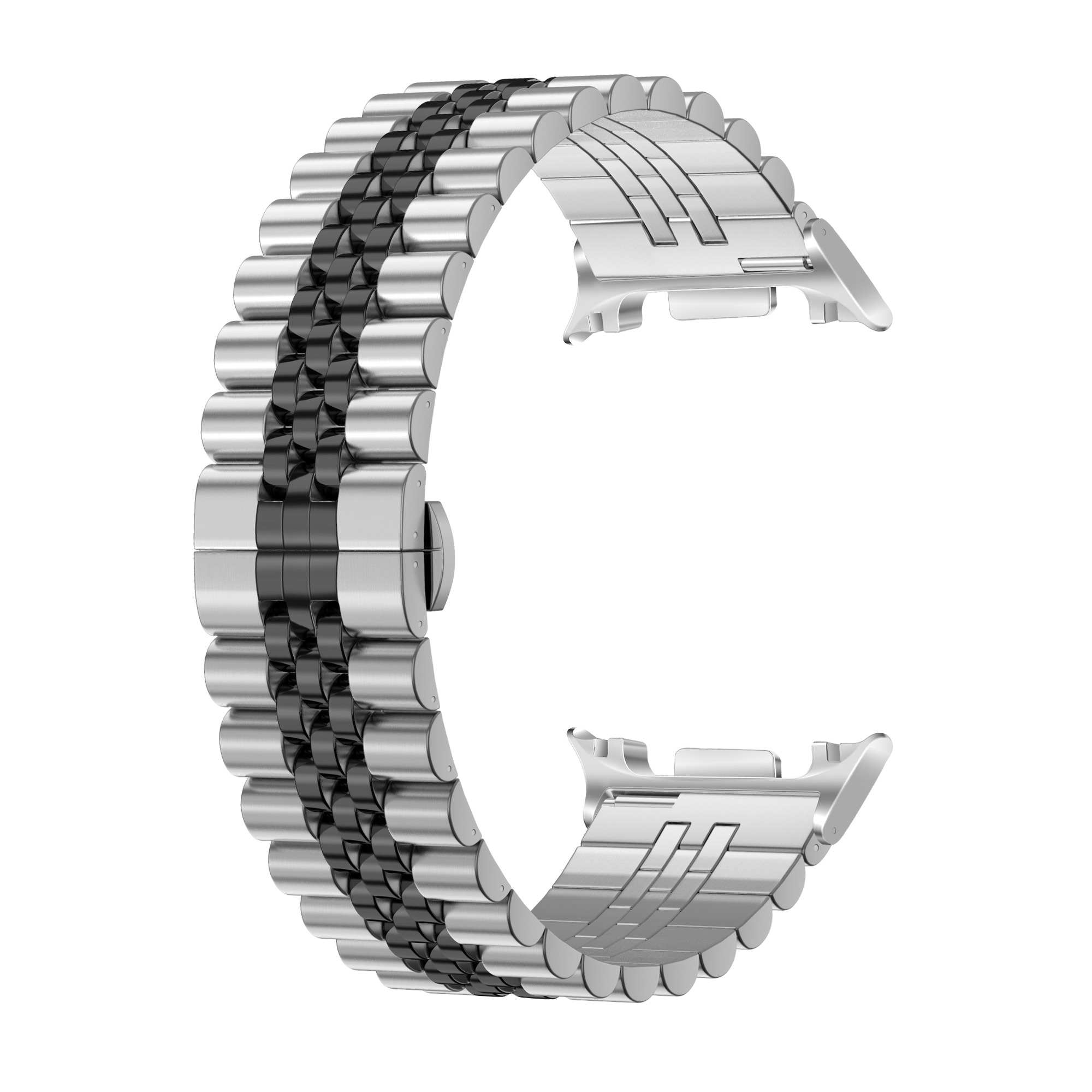 Correa acero Jubilee Samsung Galaxy Watch 8 - 44mm (plateado/negro)