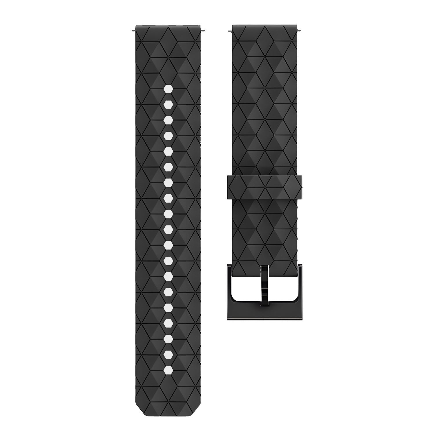 Correa silicona 'Hexa' Amazfit Bip 5 (negro)