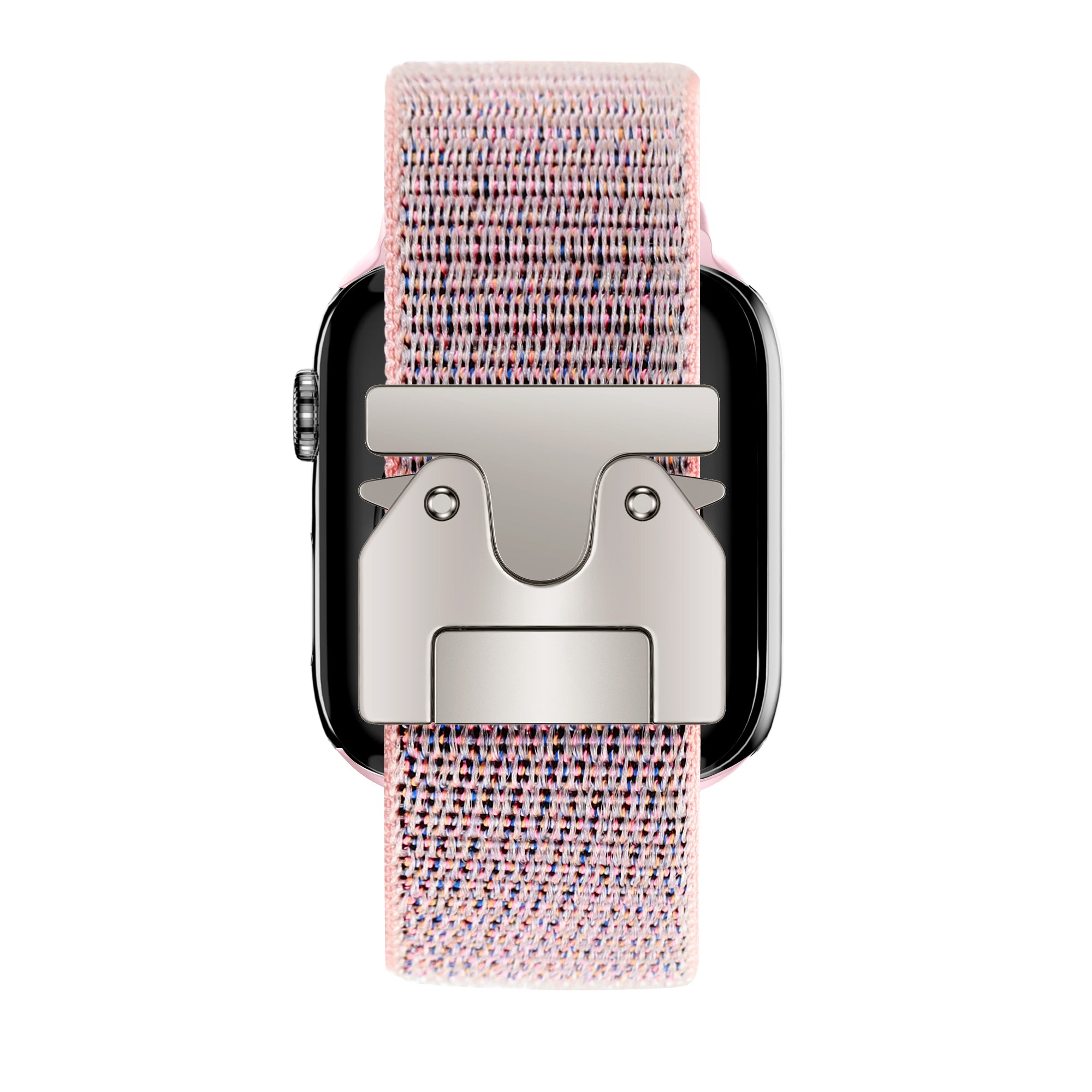 Bandz Correa nylon 'clásico' con P-buckle Apple Watch (rosa arena)