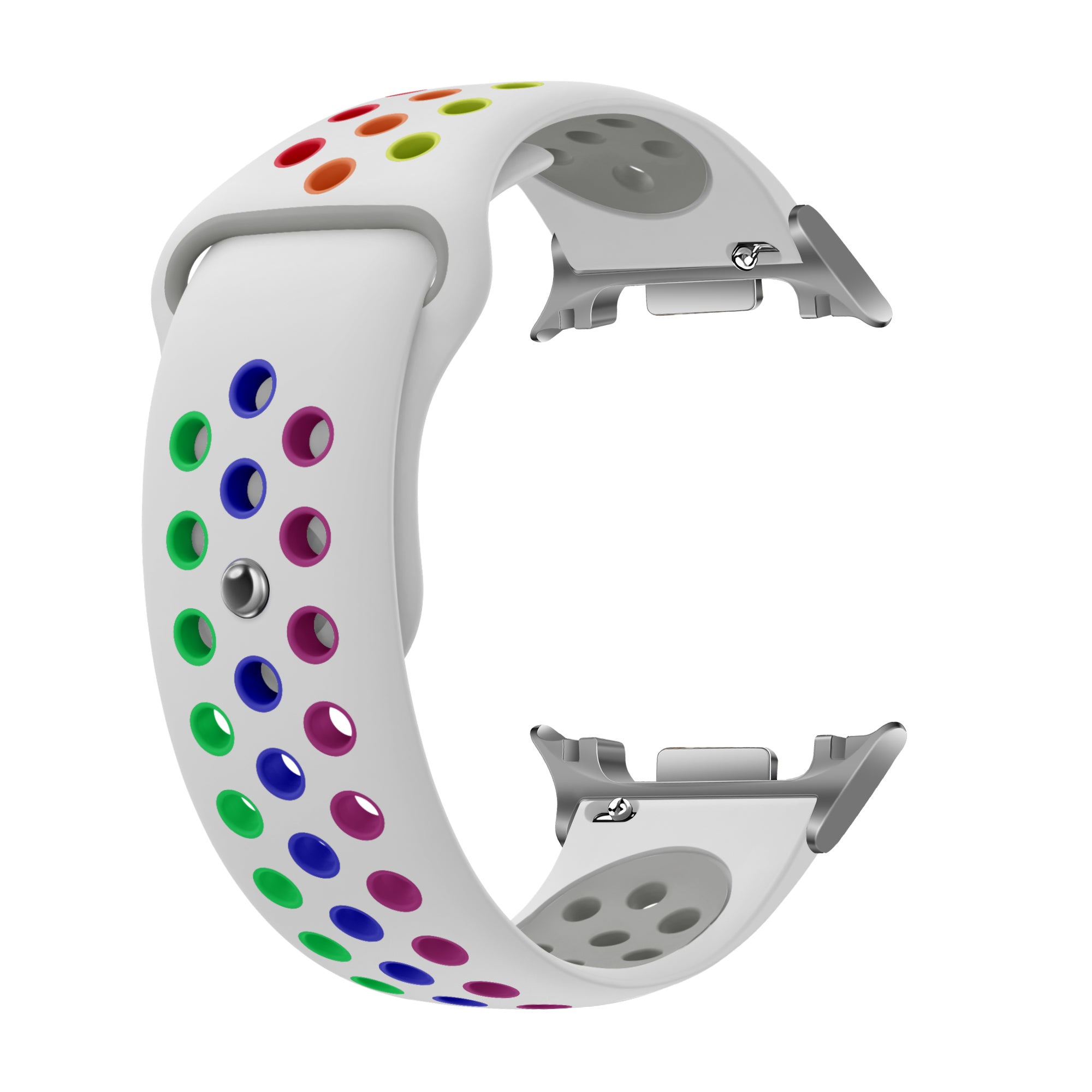 Samsung Galaxy Watch 8 Classic Sport Strap (White/Colourful)