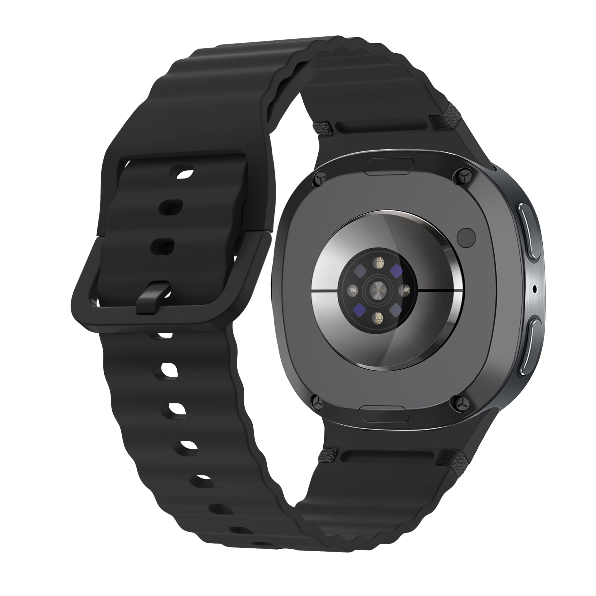 Correa silicona Wave Samsung Galaxy Watch 8 Classic (negro)