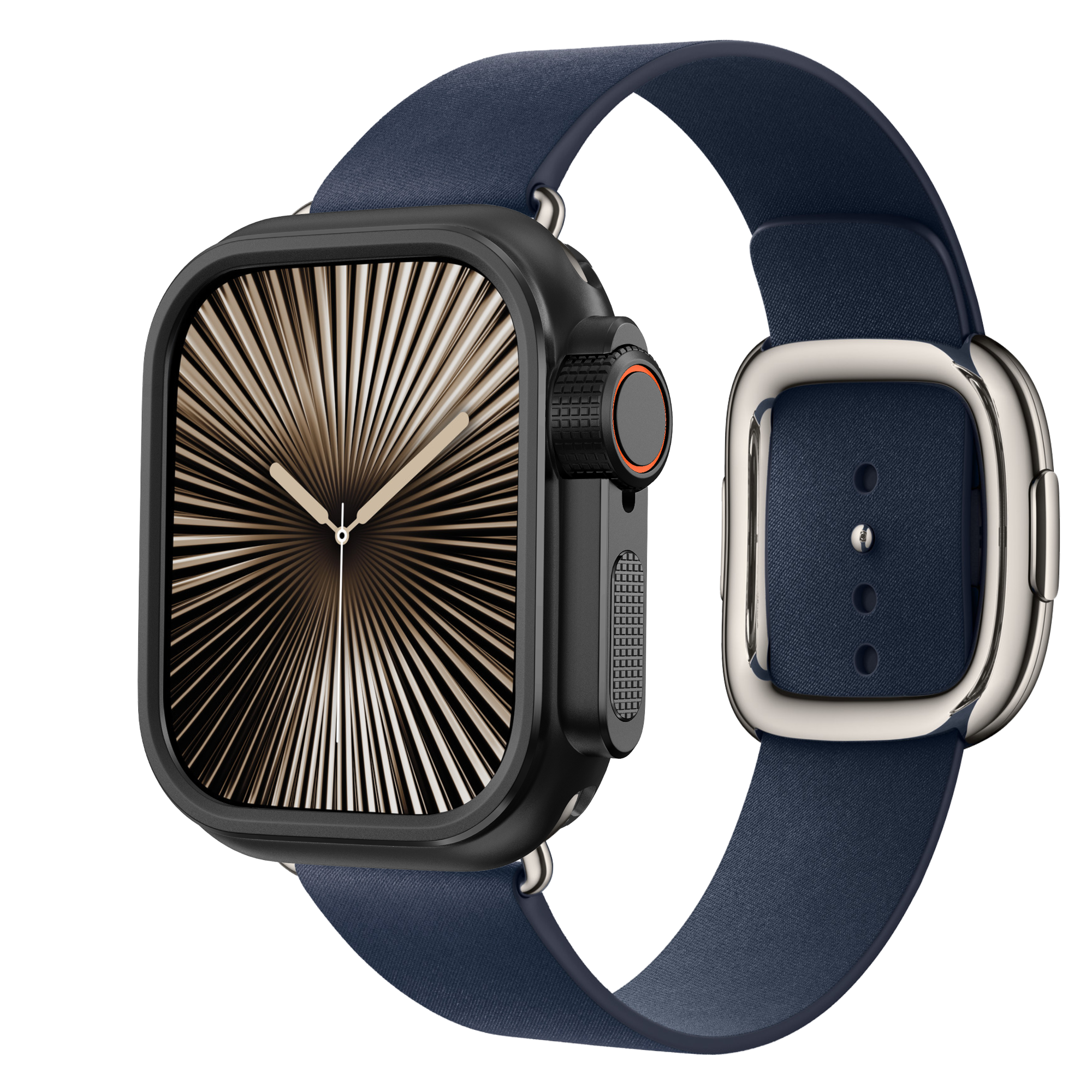 Bandz Funda acero Apple Watch 11 - 46mm (negro)