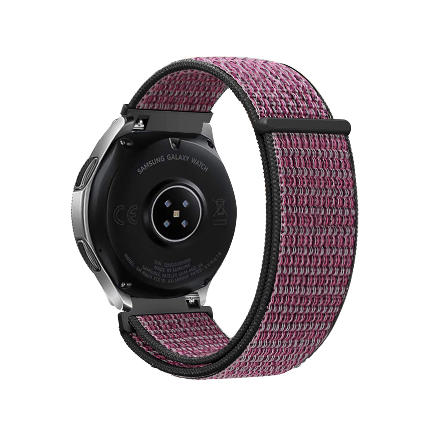 Coros Pace 2 Nylon Strap (Crimson Berry)