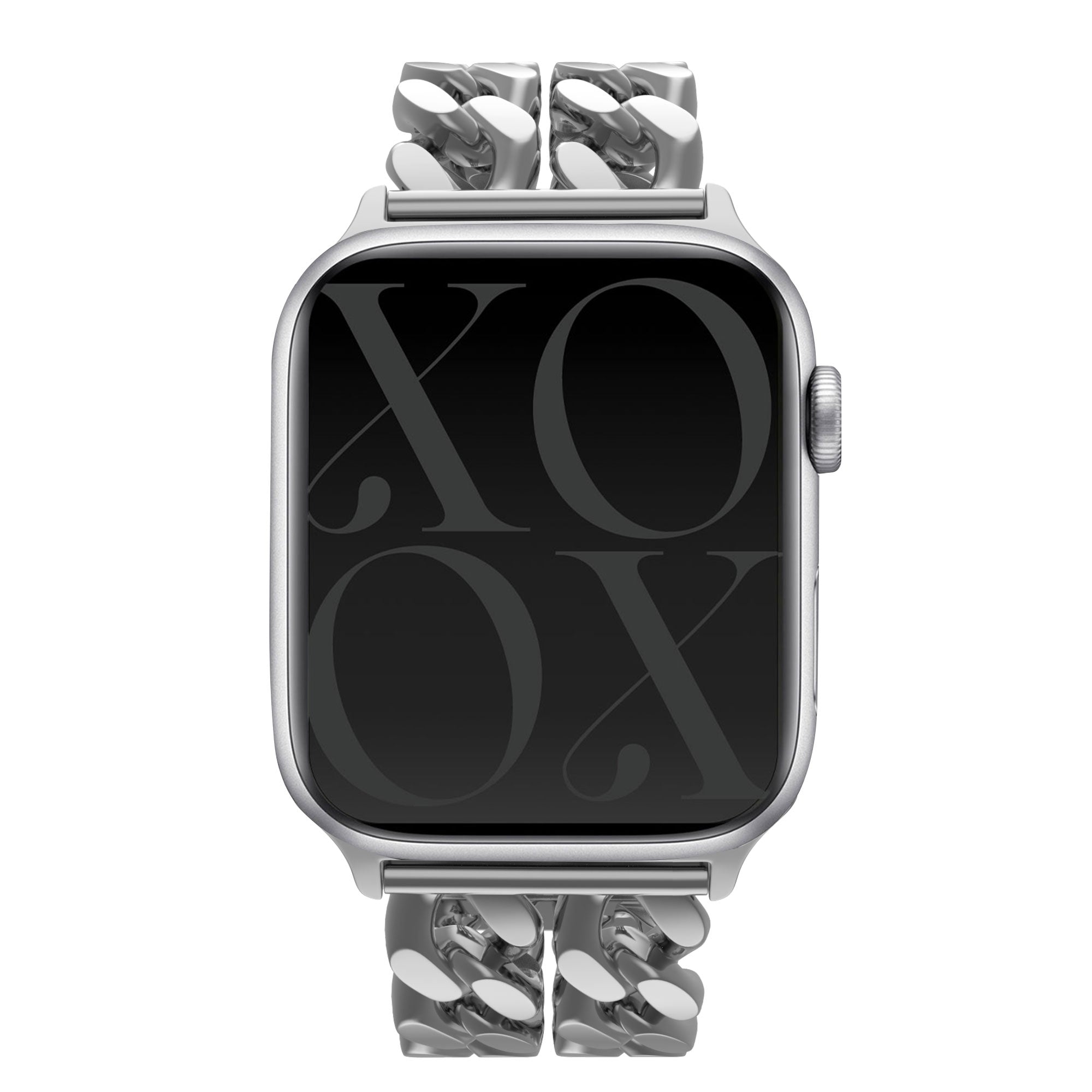xoxo Wildhearts Apple Watch Steel Strap - Chain strap (Silver) - 38/40/41/42mm