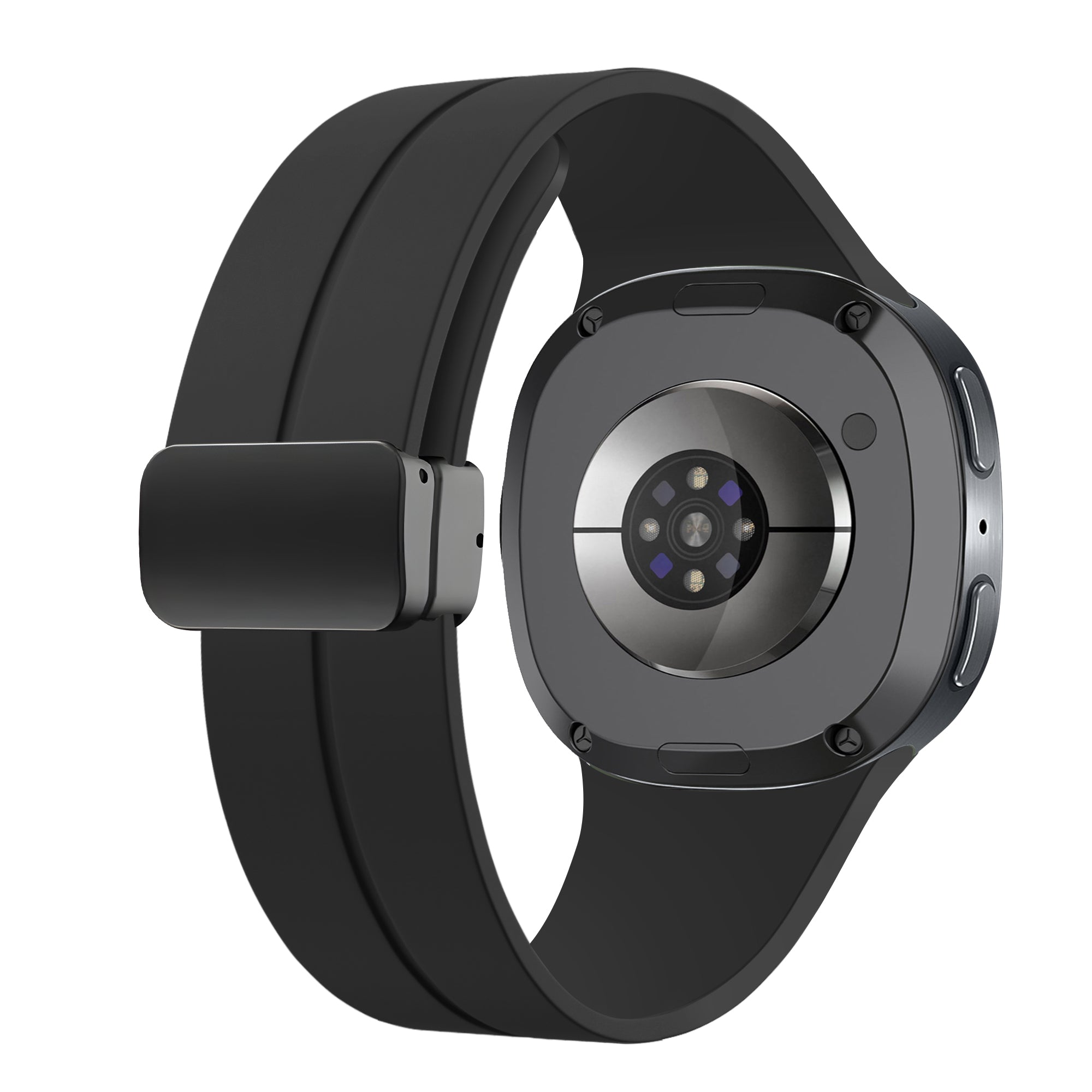 Correa silicona con hebilla Samsung Galaxy Watch 8 - 40mm (negro)