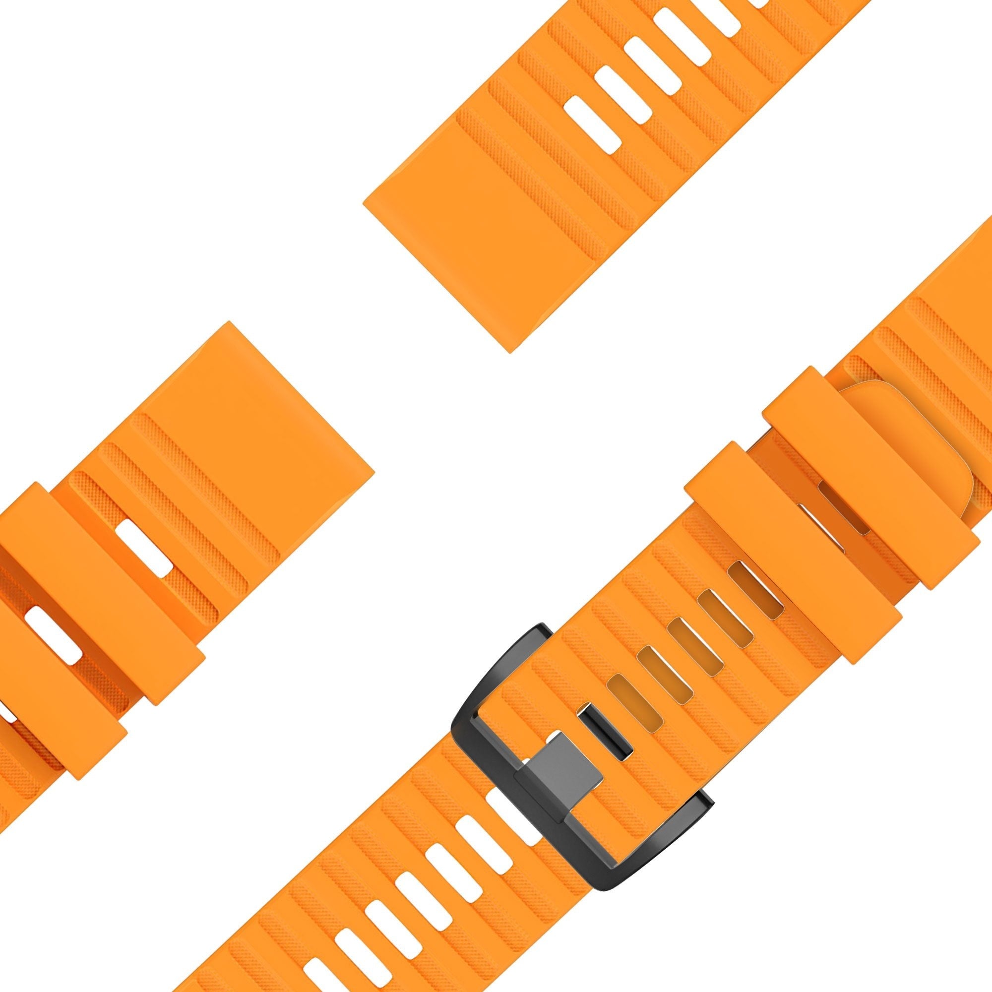 Bandz Garmin D2 Mach 1 Buckled Silicone Strap (Orange)