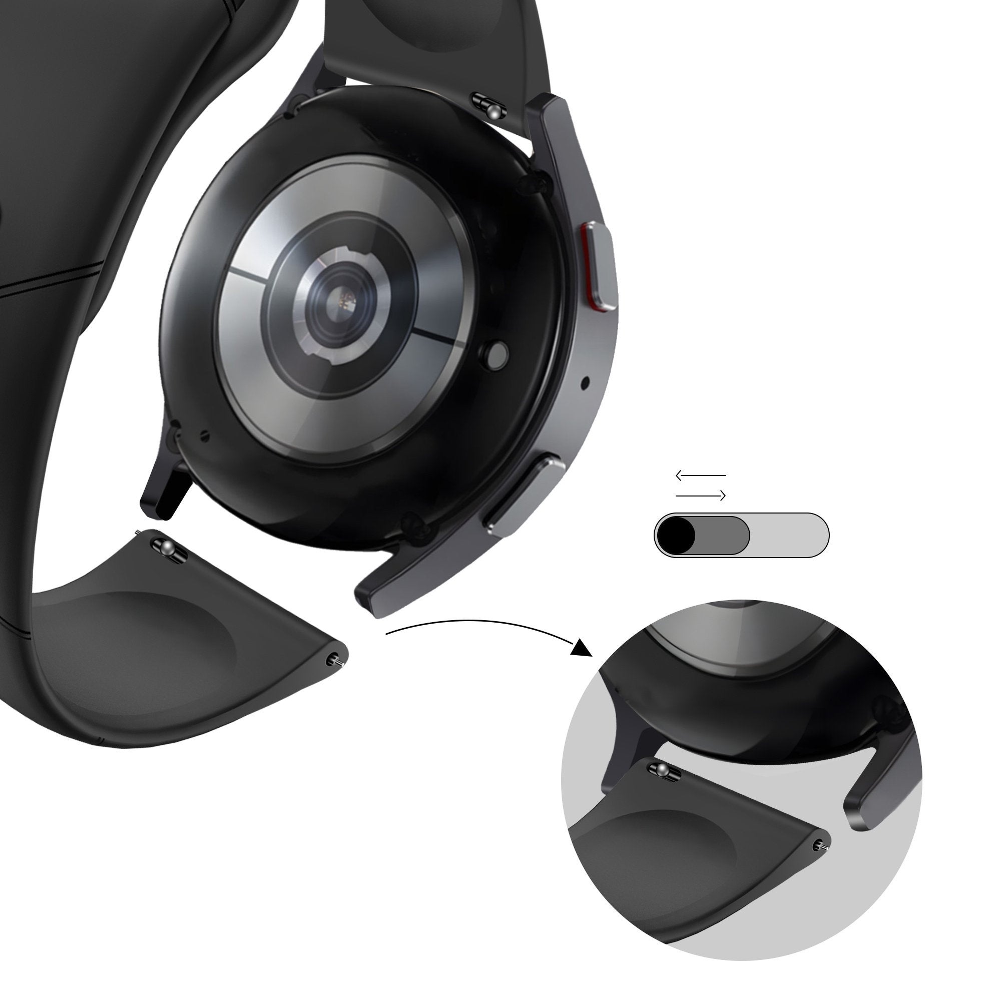 BALR. Correa deportiva Hexagons Suunto Race Hexagon (negra)