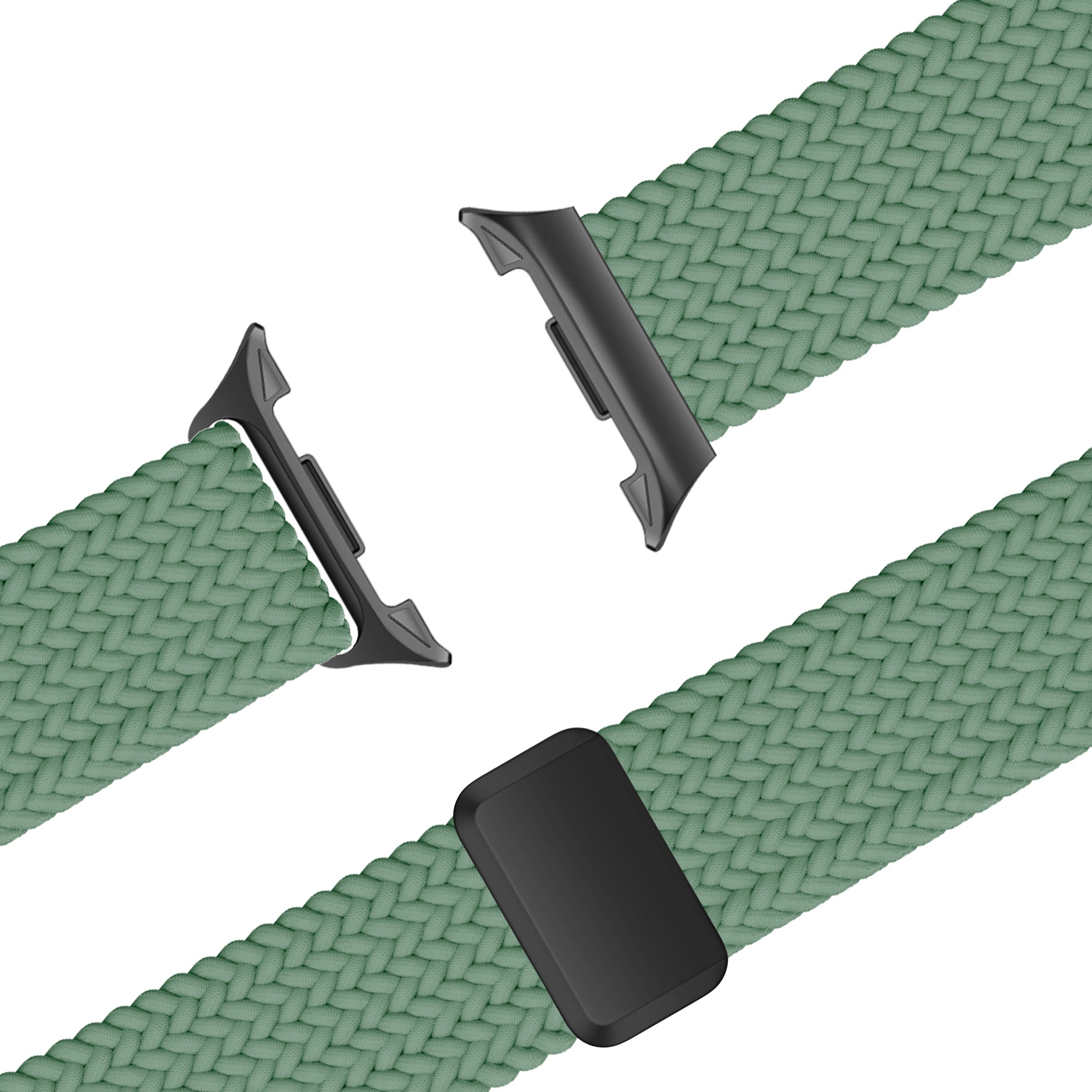 Bandz Correa trenzada magnética Samsung Galaxy Watch 8 - 44mm (pino verde)