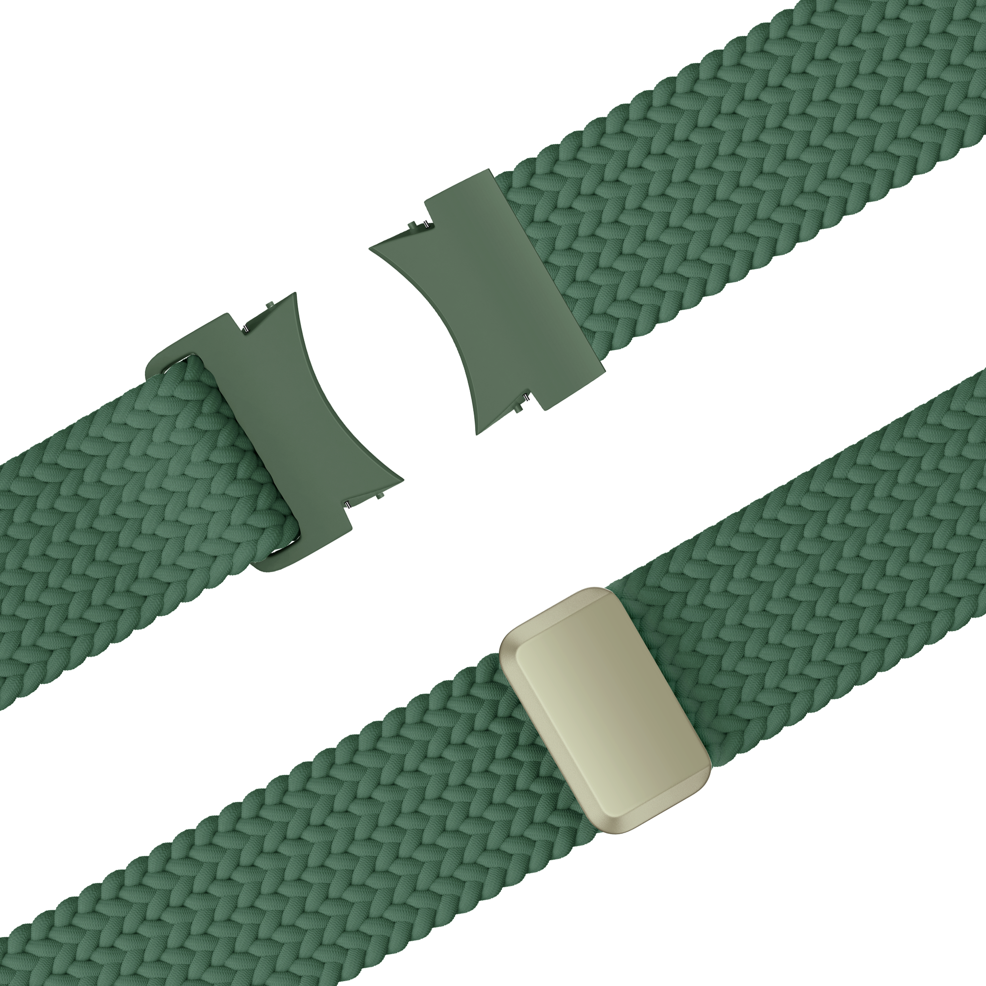 Bandz Correa tejida 'Easy Fit' Samsung Galaxy Watch 6 - 44mm (verde)