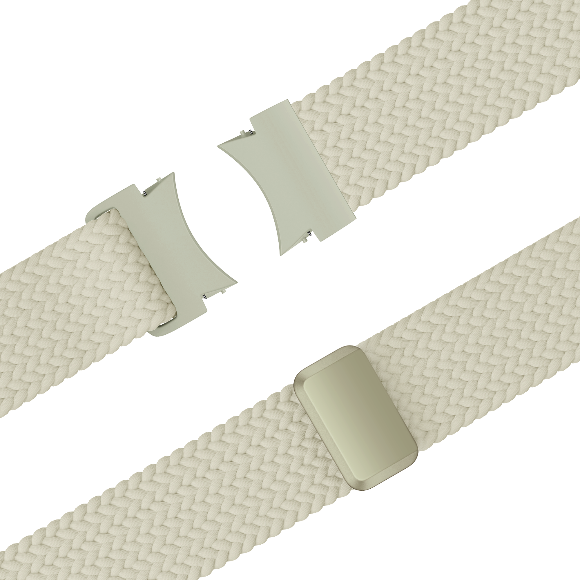 Bandz Correa tejida 'Easy Fit' Samsung Galaxy Watch 7 - 40mm (blanco estrella)