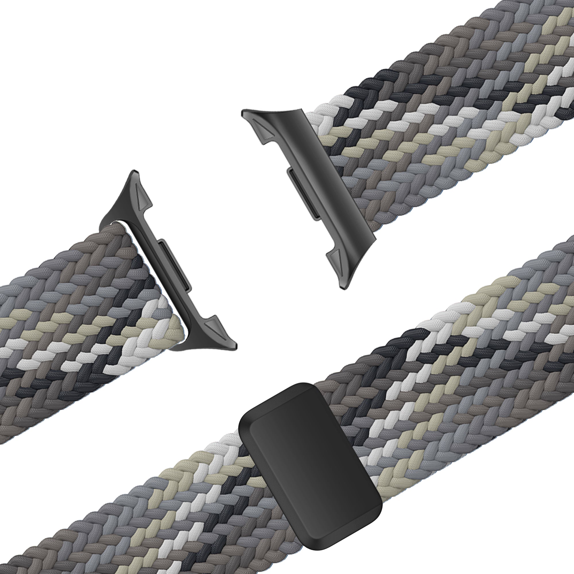 Bandz Correa trenzada magnética Samsung Galaxy Watch 8 Classic (mandala negro)