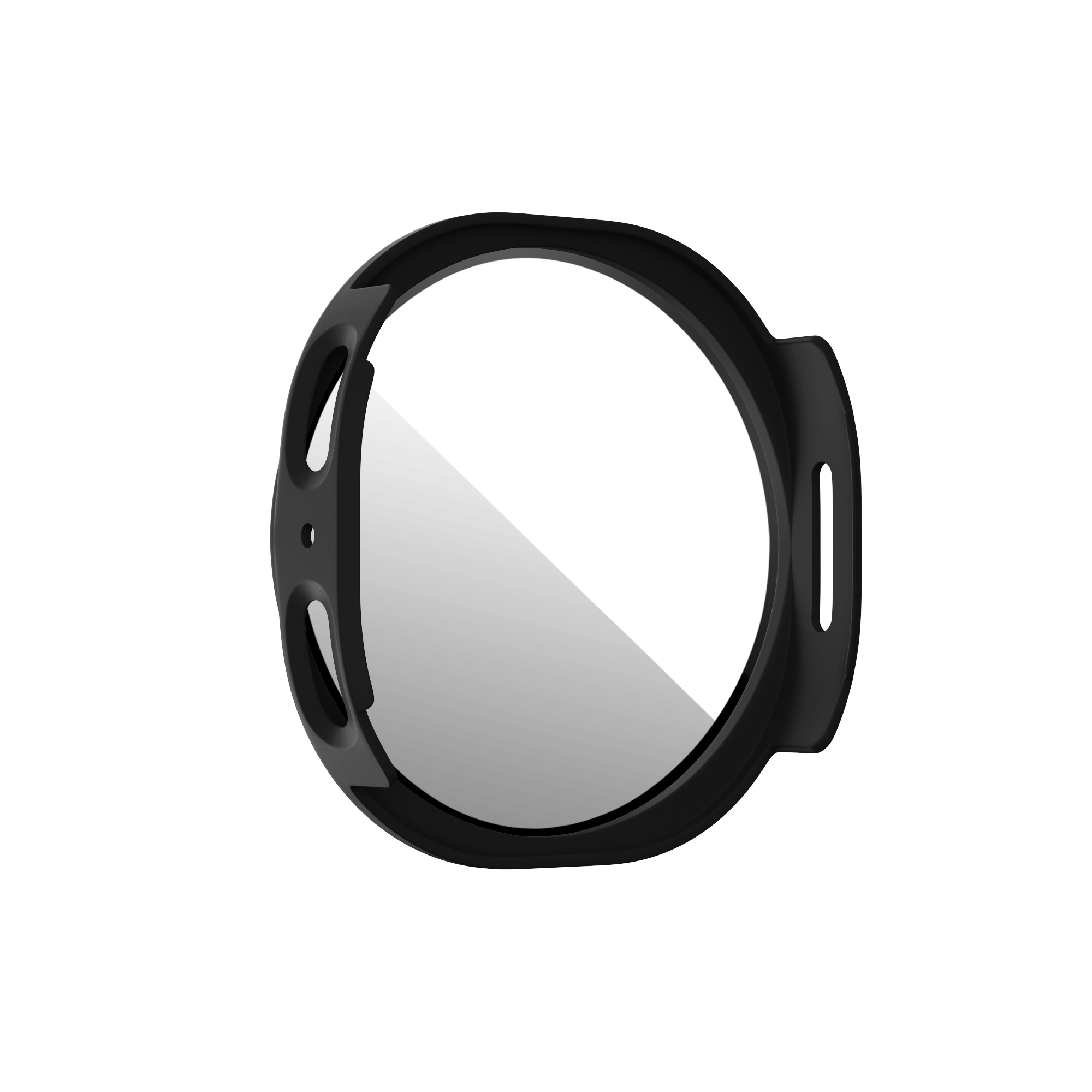 Bandz Samsung Galaxy Watch 8 - 44mm PC Cover with Glass (Black)