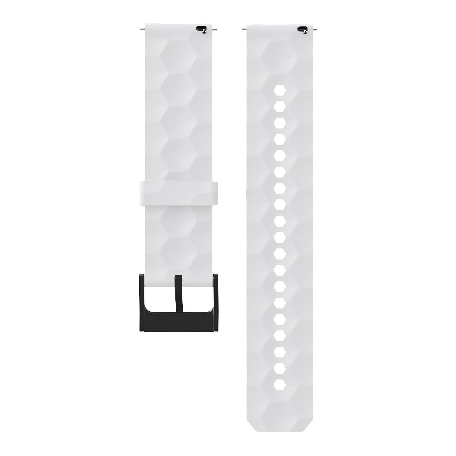 Suunto Race (S) Silicone Hexa Strap (White)