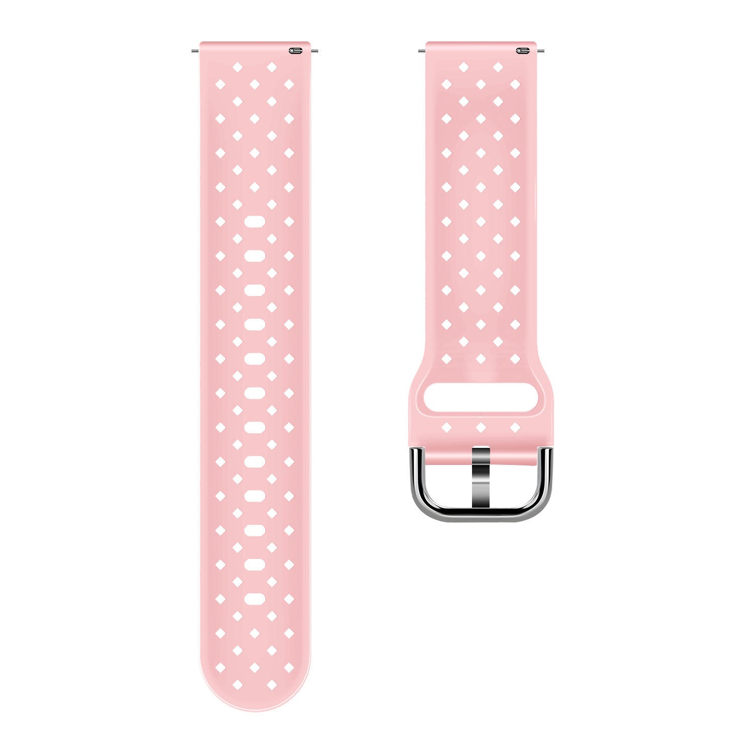 Correa silicona trenzada Amazfit Bip 3 (Pro) (rosa)