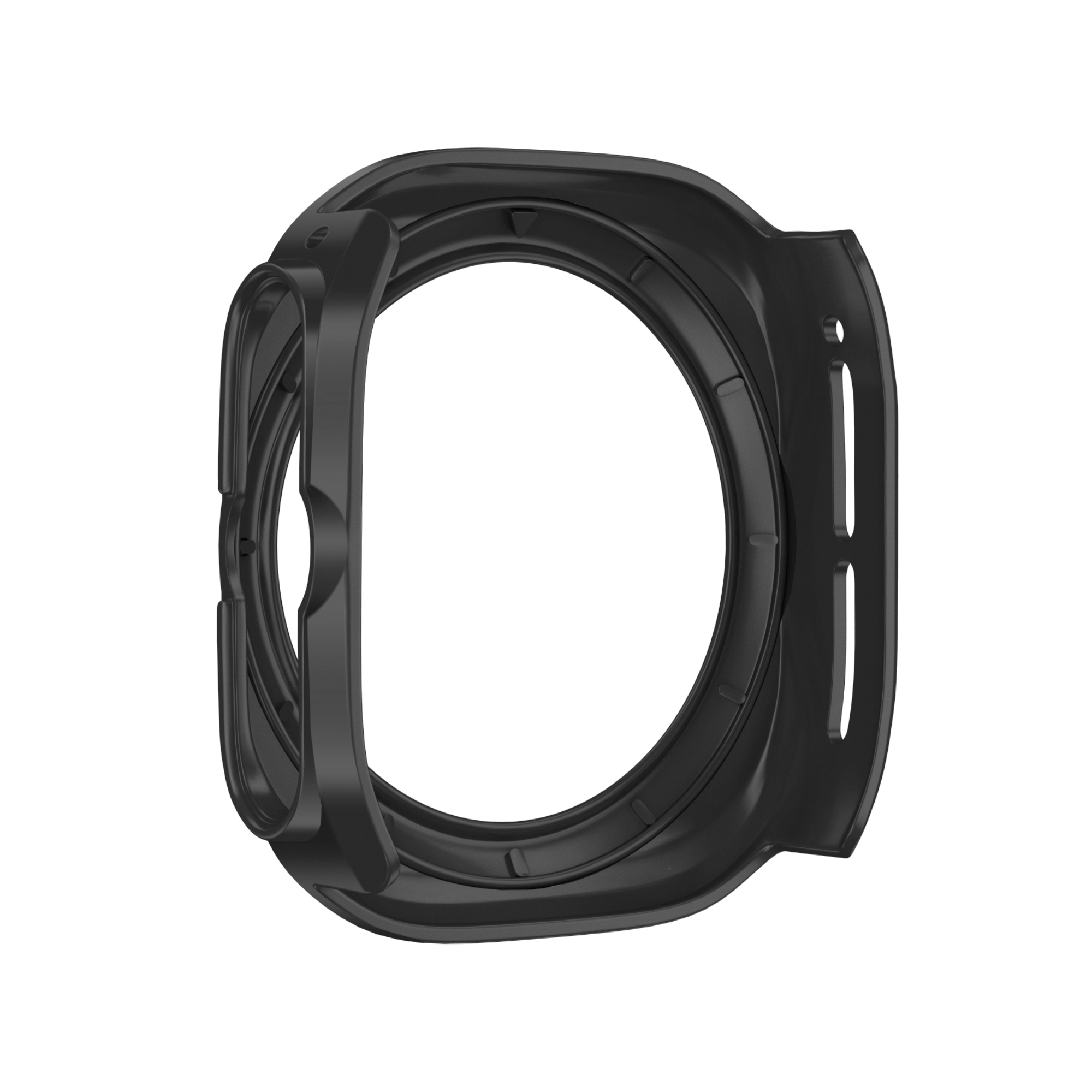 Bandz Funda PC bisel Samsung Galaxy Watch Ultra (negro /blanco)