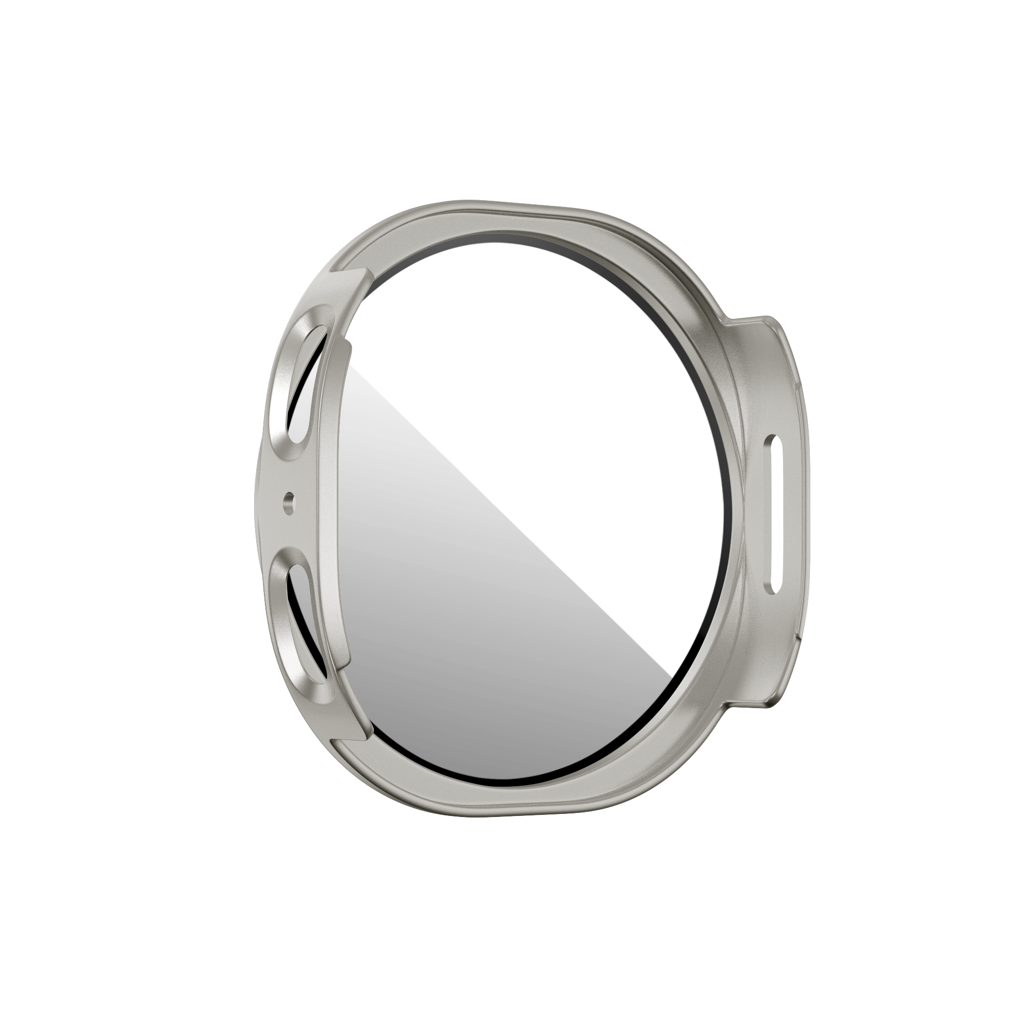 Bandz Funda PC con vidrio Samsung Galaxy Watch 8 - 40mm (blanco estrella)